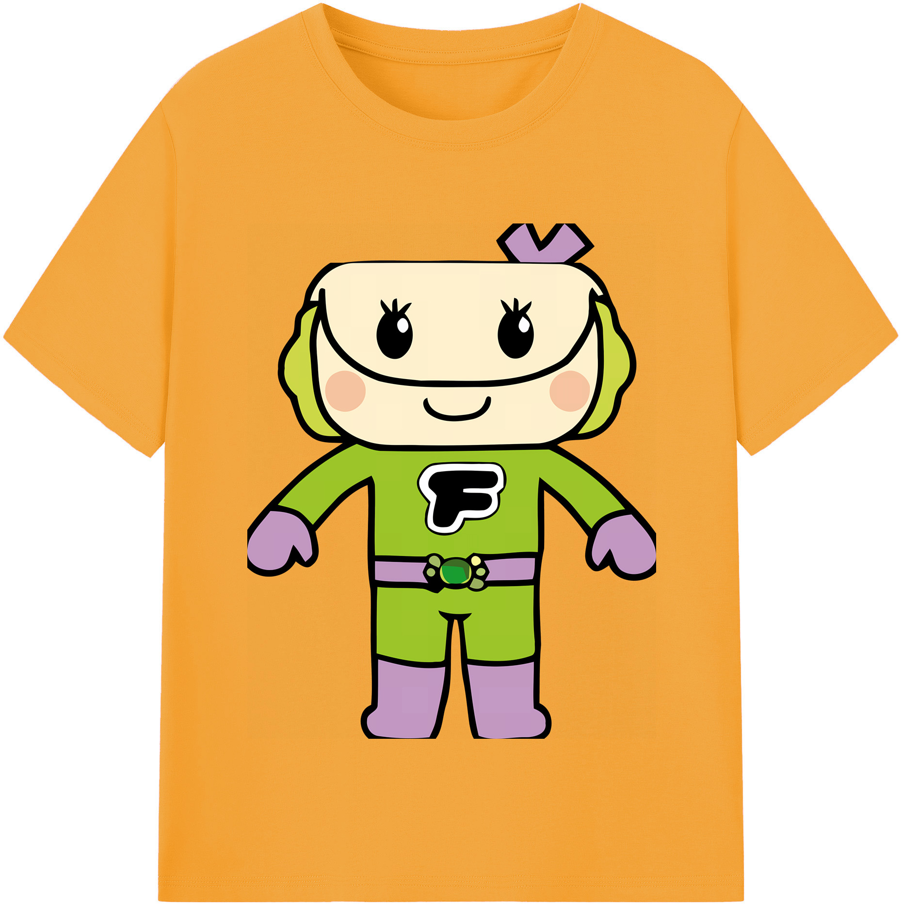 （画像用） アンパンマン Anpanman レディースカジュアルプリントTシャツ（綿100％）