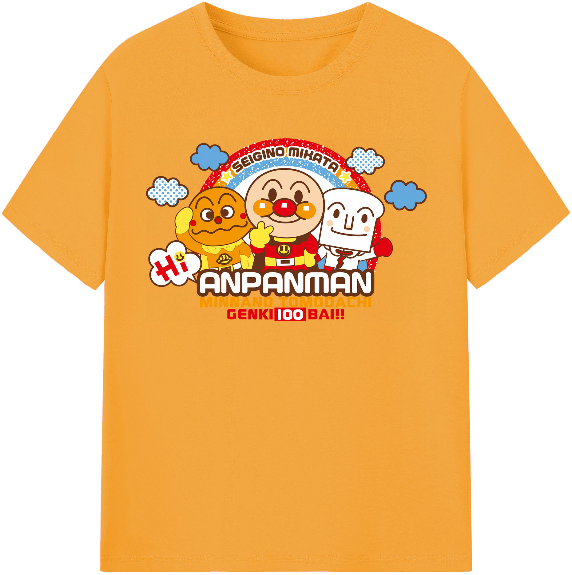 （画像用） アンパンマン Anpanman レディースカジュアルプリントTシャツ（綿100％）