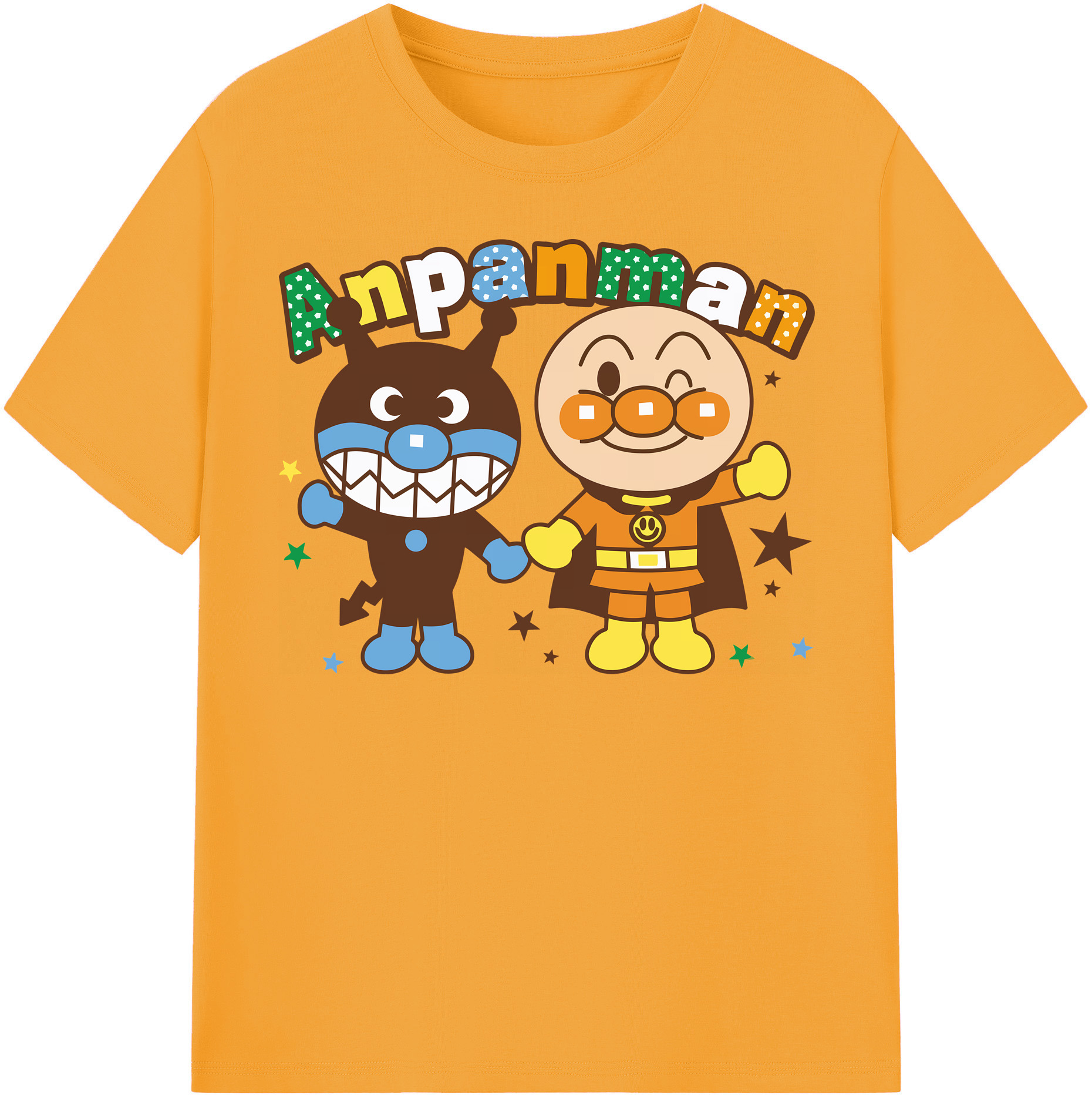 （画像用） アンパンマン Anpanman レディースカジュアルプリントTシャツ（綿100％）