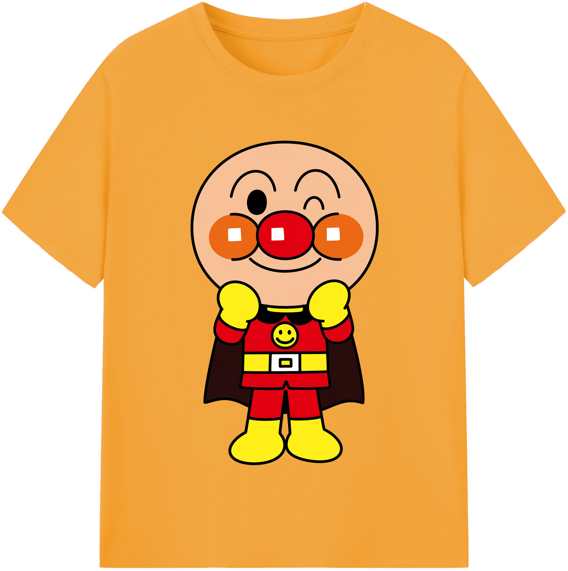 （画像用） アンパンマン Anpanman レディースカジュアルプリントTシャツ（綿100％）