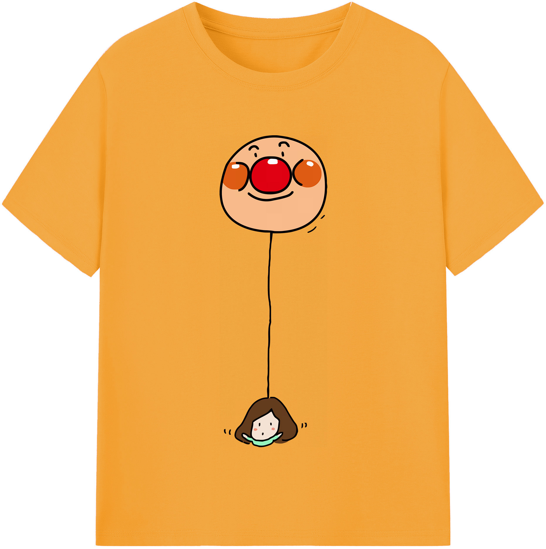 （画像用） アンパンマン Anpanman レディースカジュアルプリントTシャツ（綿100％）