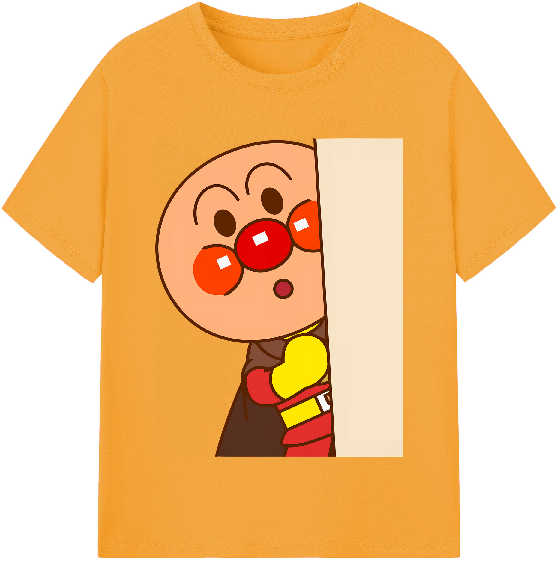 （画像用） アンパンマン Anpanman レディースカジュアルプリントTシャツ（綿100％）