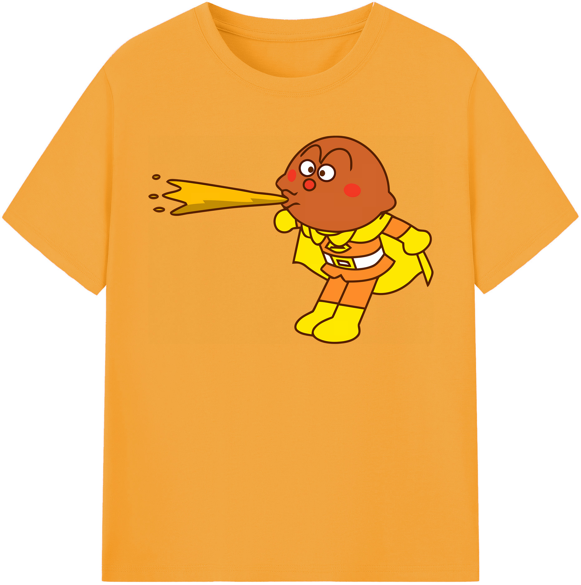 （画像用） アンパンマン Anpanman レディースカジュアルプリントTシャツ（綿100％）