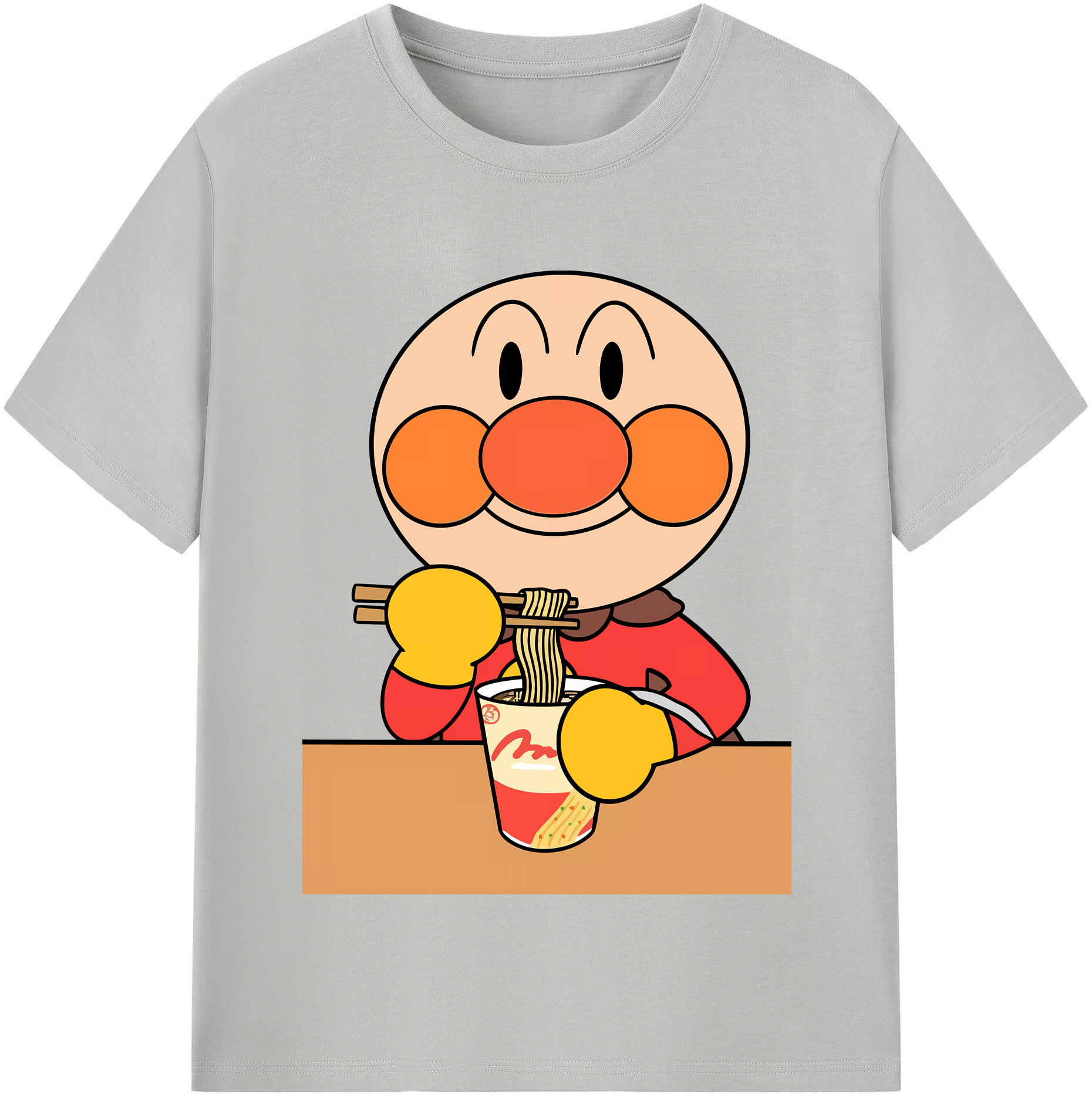 （画像用） アンパンマン Anpanman レディースカジュアルプリントTシャツ（綿100％）