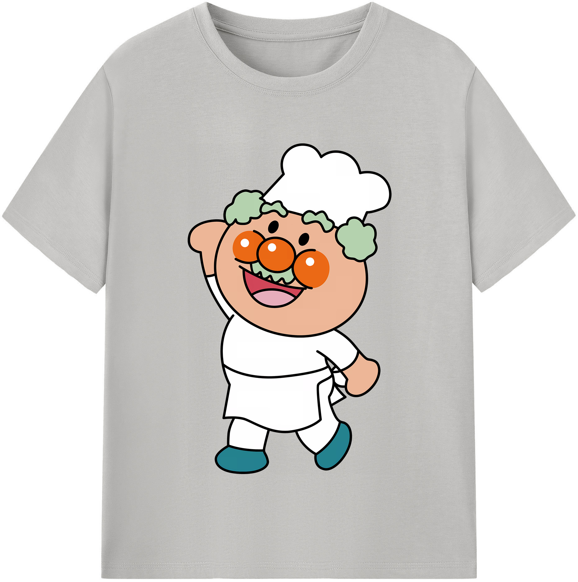 （画像用） アンパンマン Anpanman レディースカジュアルプリントTシャツ（綿100％）
