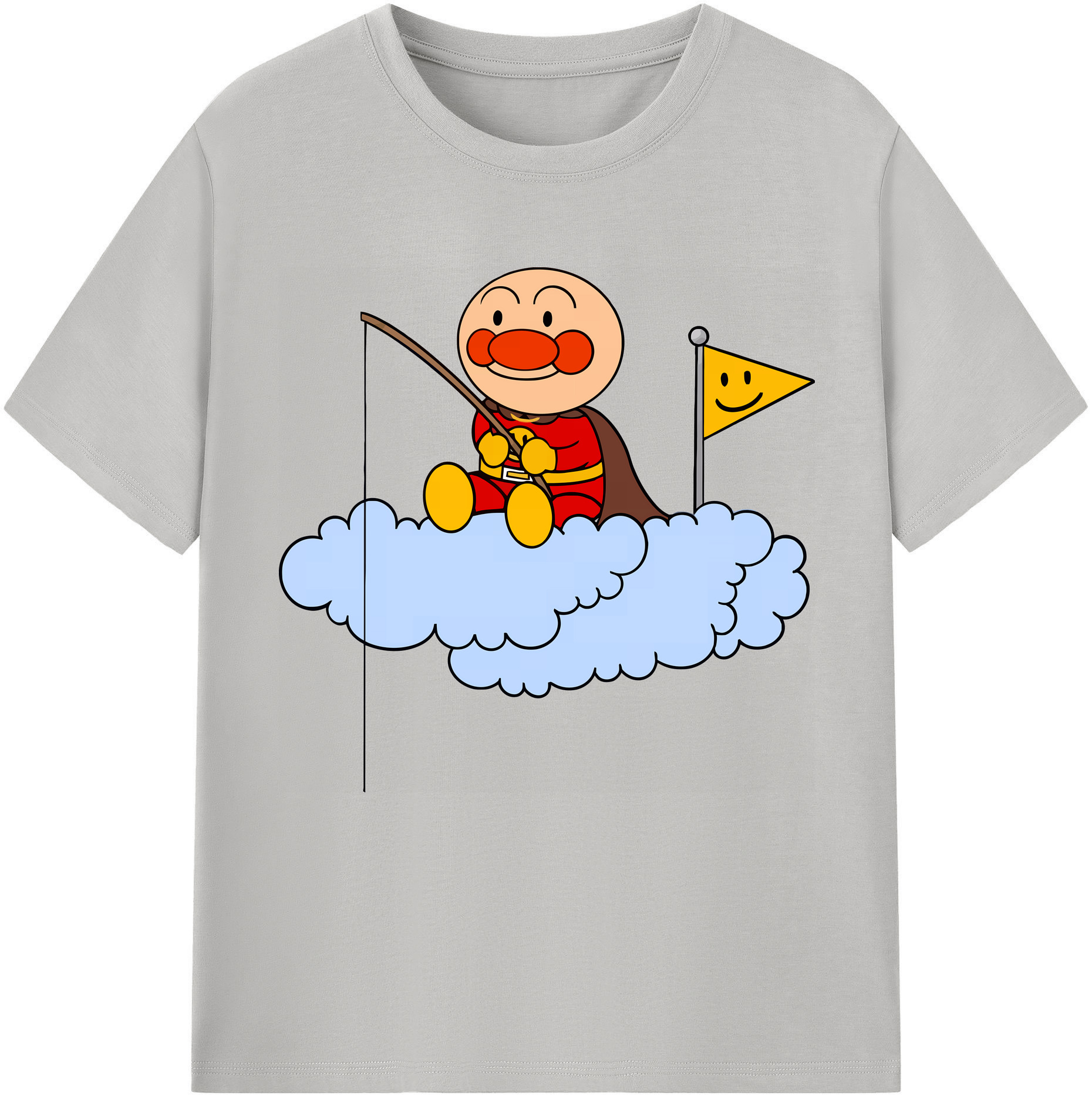 （画像用） アンパンマン Anpanman レディースカジュアルプリントTシャツ（綿100％）
