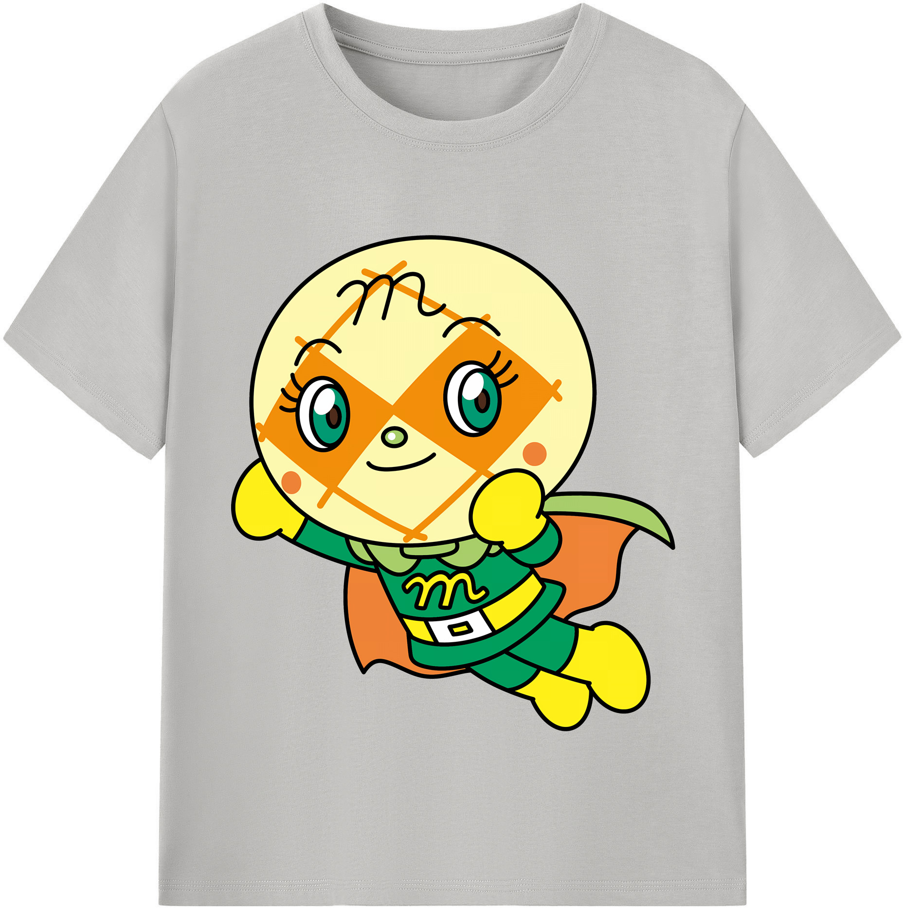 （画像用） アンパンマン Anpanman レディースカジュアルプリントTシャツ（綿100％）