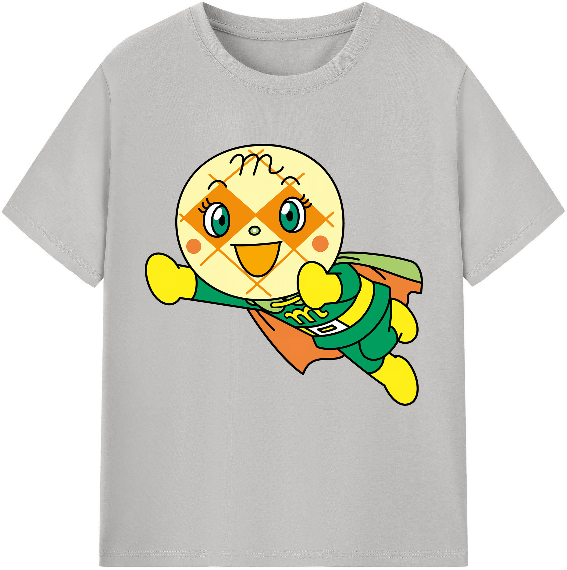 （画像用） アンパンマン Anpanman レディースカジュアルプリントTシャツ（綿100％）