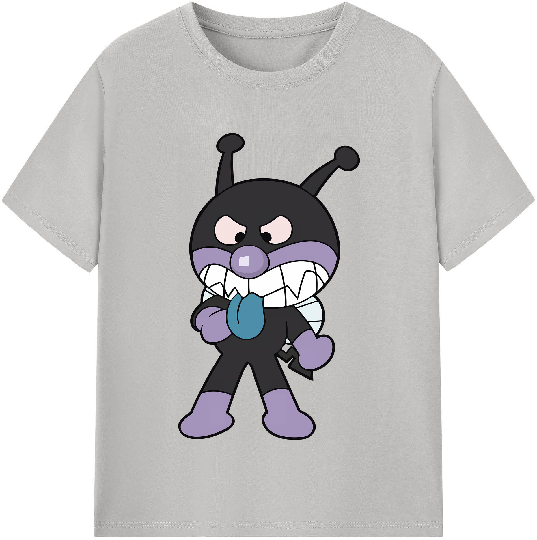 （画像用） アンパンマン Anpanman レディースカジュアルプリントTシャツ（綿100％）