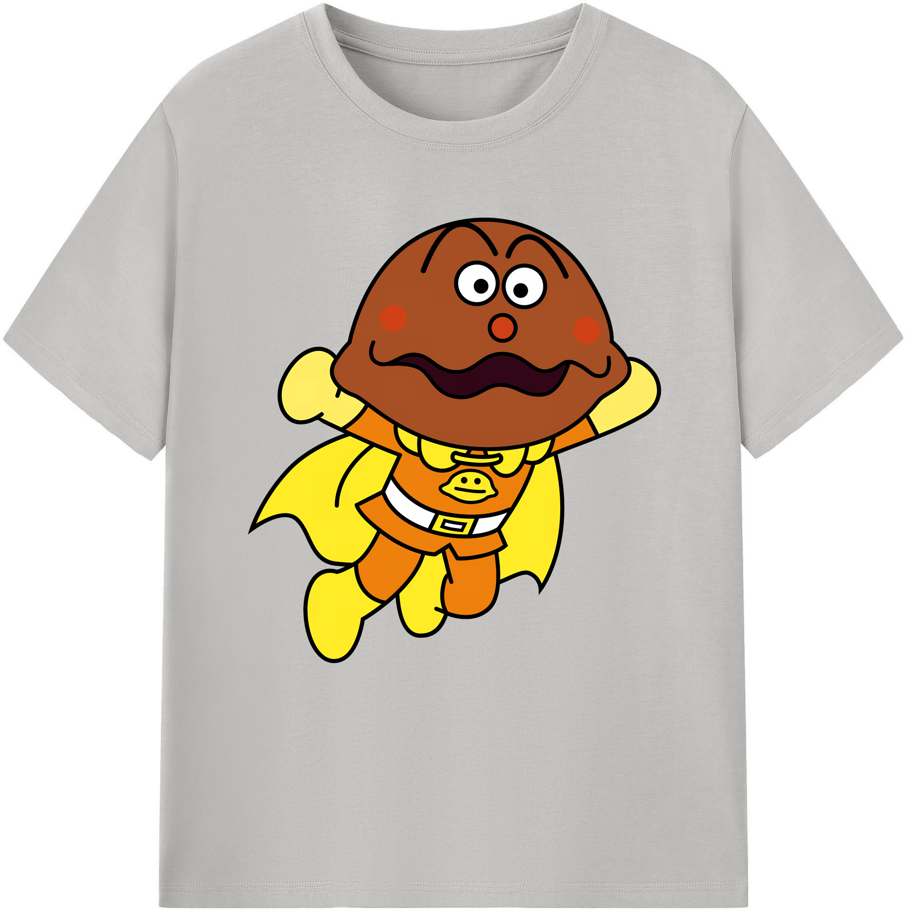 （画像用） アンパンマン Anpanman レディースカジュアルプリントTシャツ（綿100％）