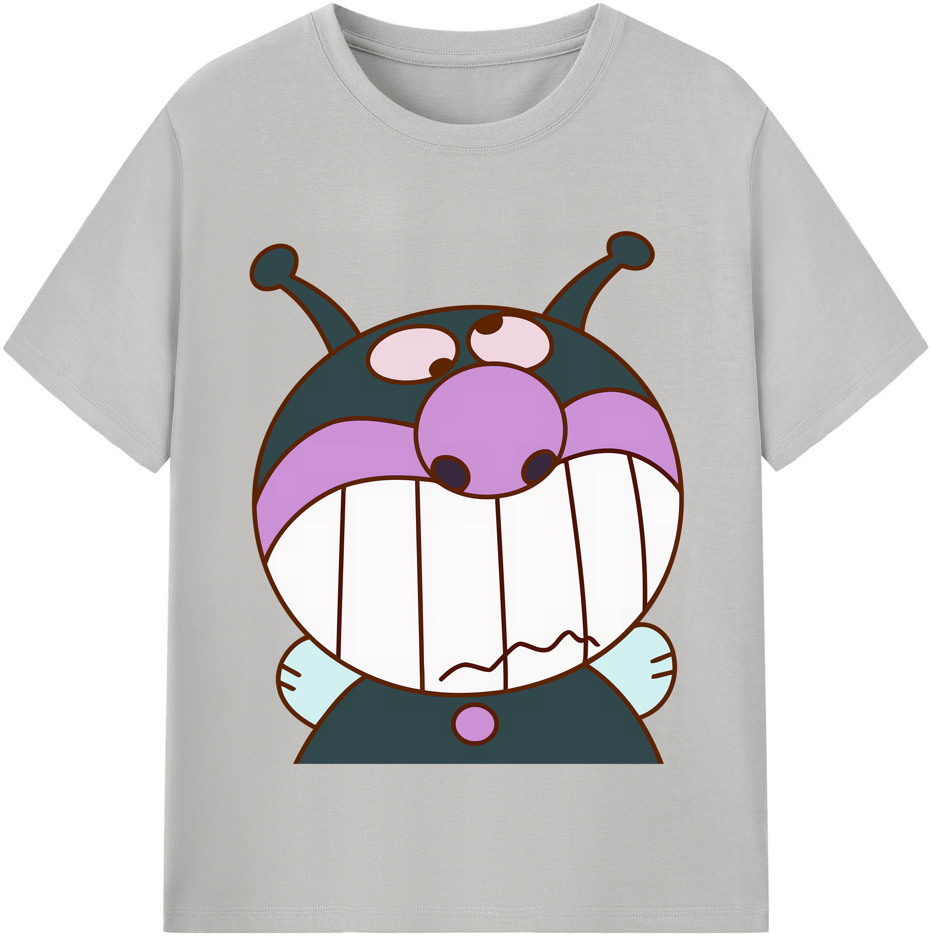 （画像用） アンパンマン Anpanman レディースカジュアルプリントTシャツ（綿100％）