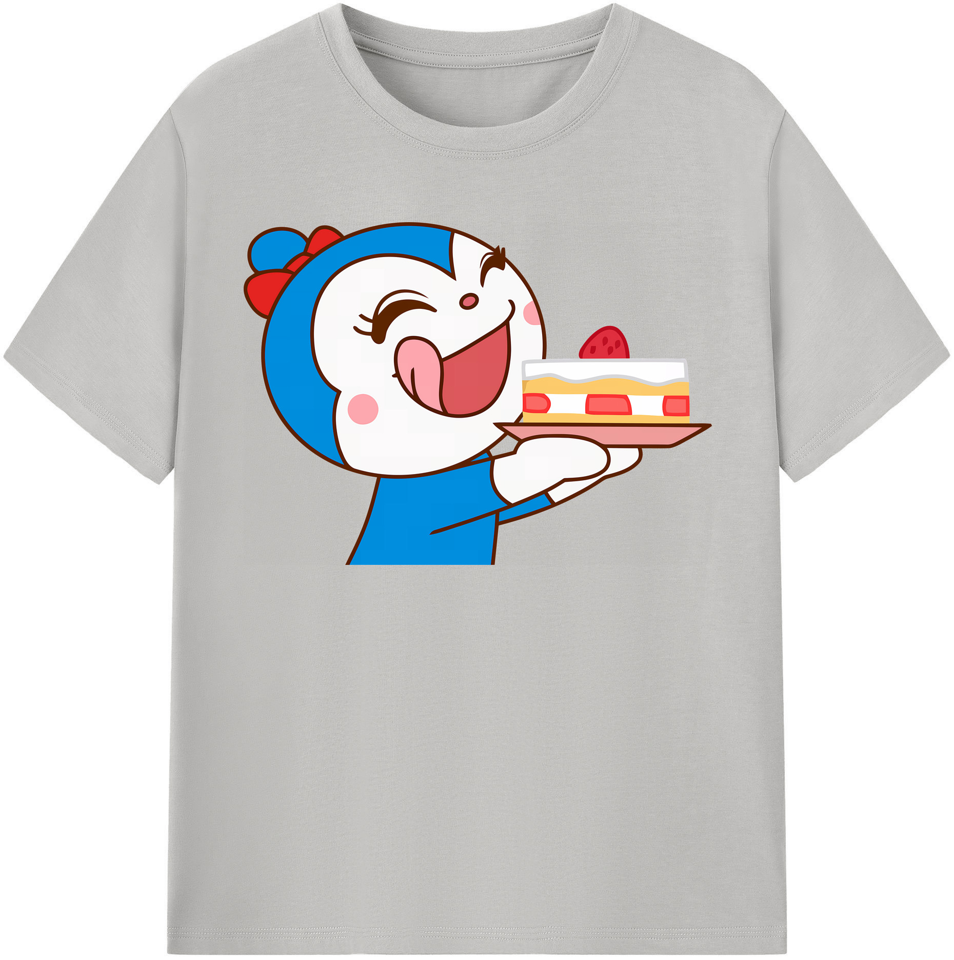 （画像用） アンパンマン Anpanman レディースカジュアルプリントTシャツ（綿100％）