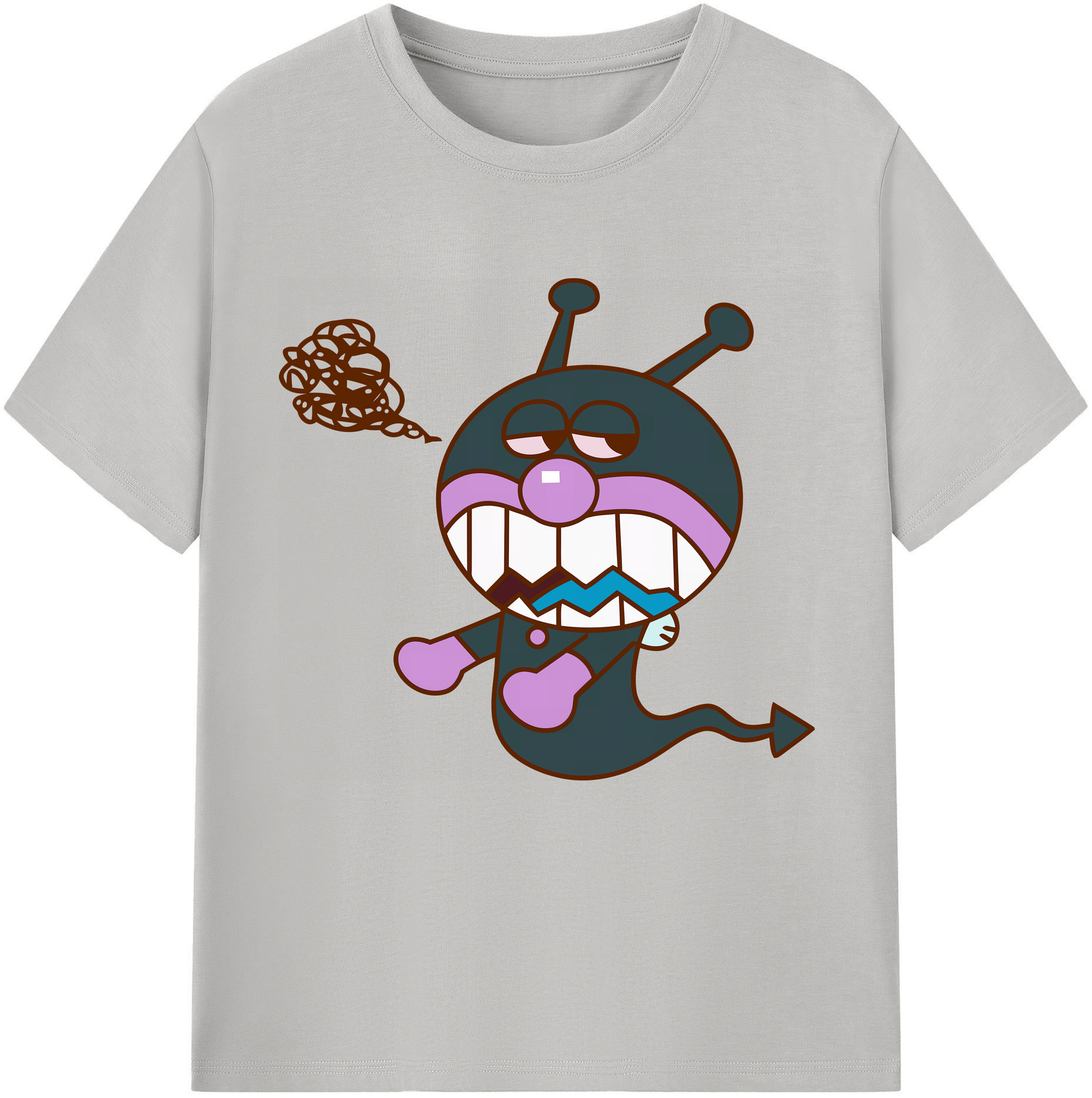 （画像用） アンパンマン Anpanman レディースカジュアルプリントTシャツ（綿100％）