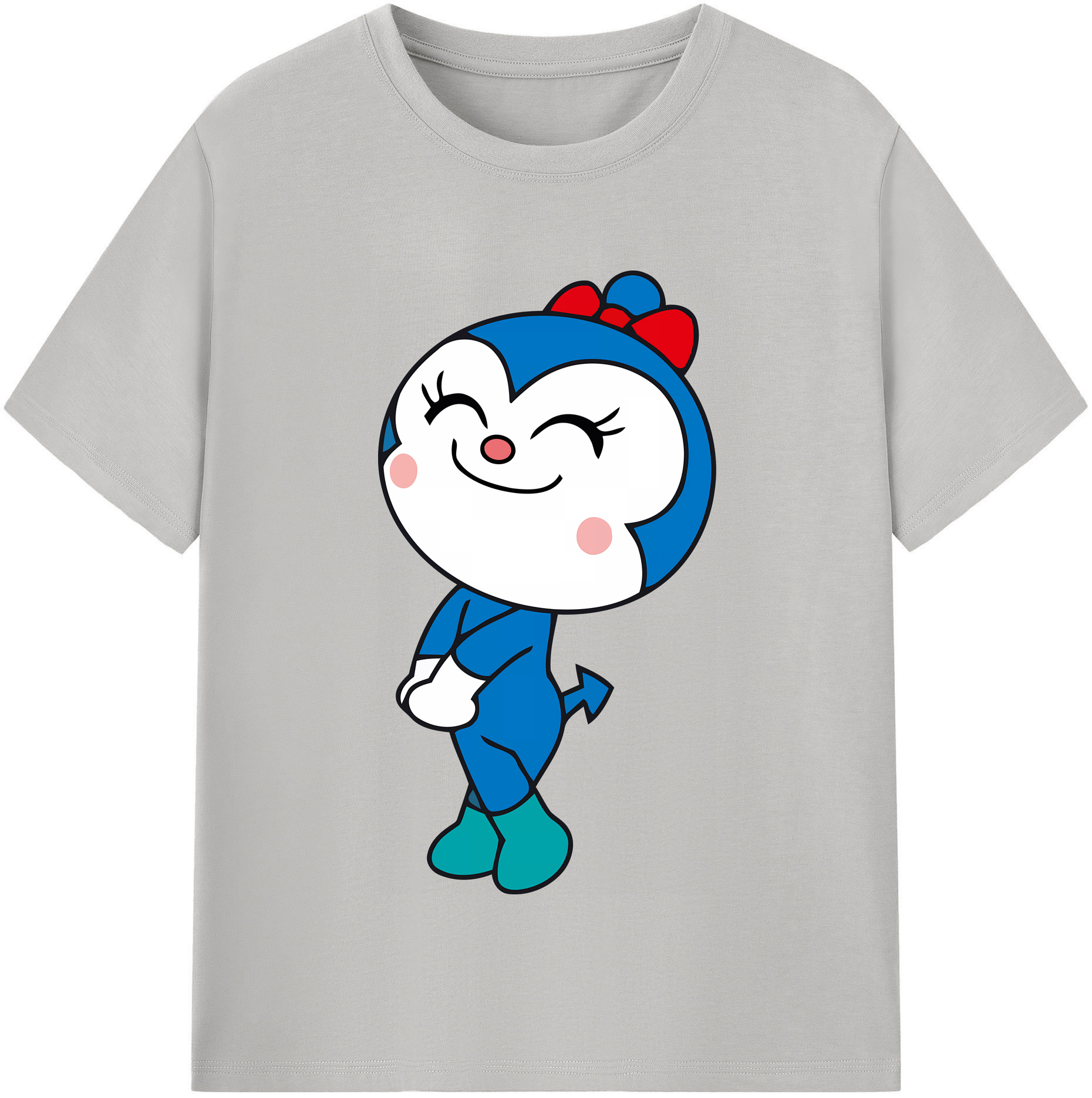（画像用） アンパンマン Anpanman レディースカジュアルプリントTシャツ（綿100％）