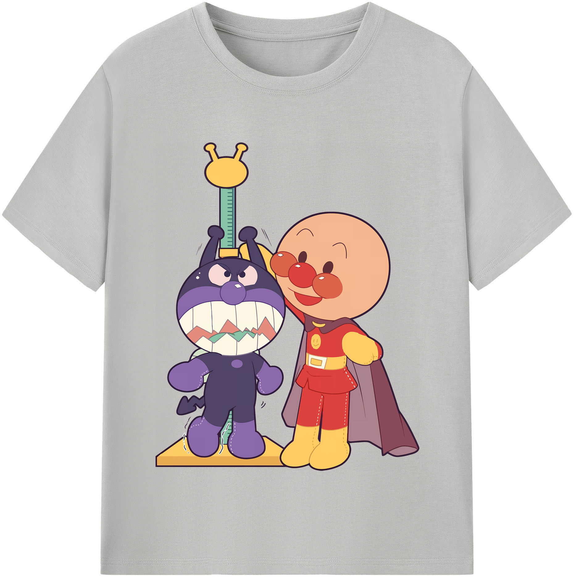 （画像用） アンパンマン Anpanman レディースカジュアルプリントTシャツ（綿100％）