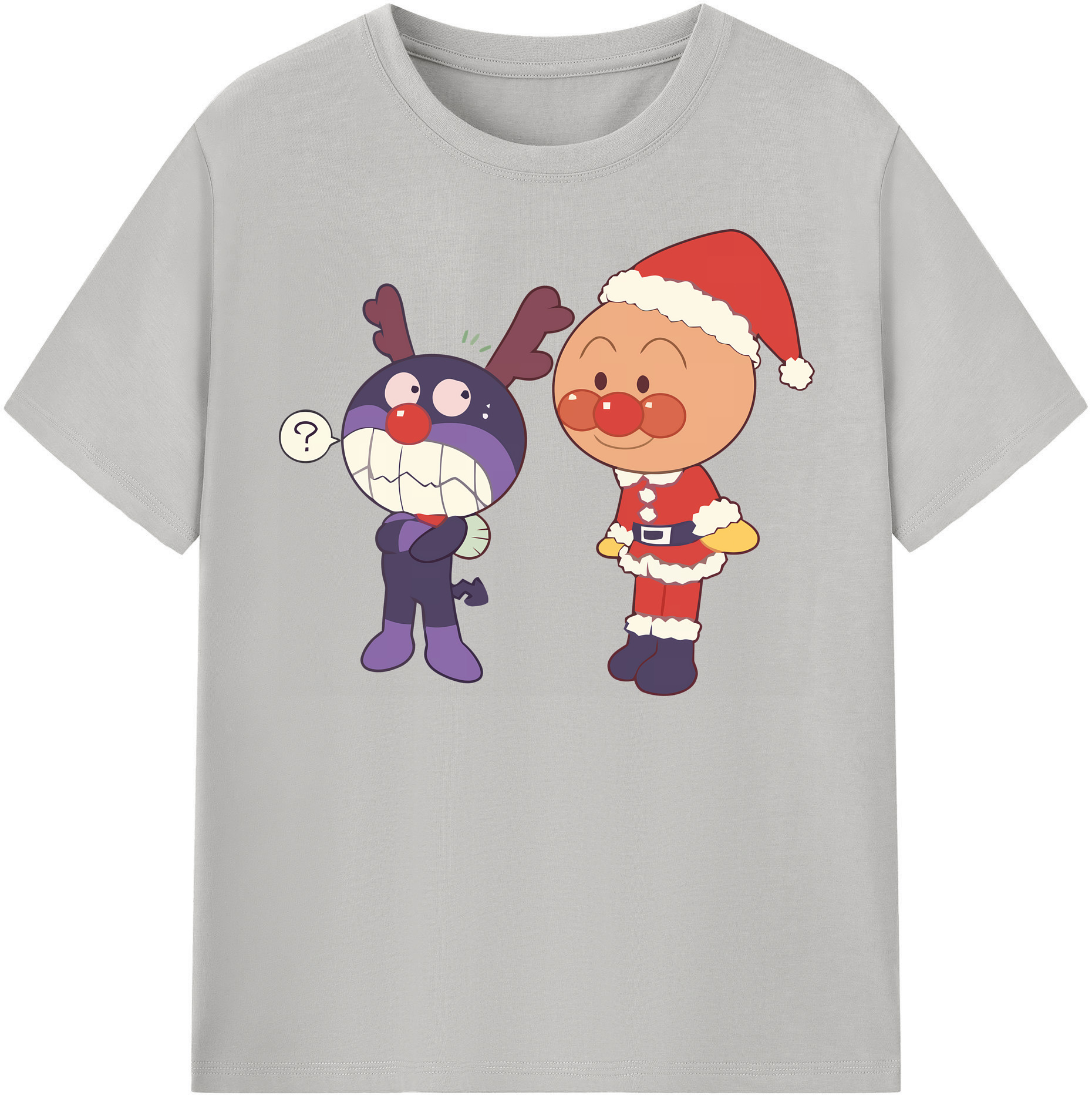 （画像用） アンパンマン Anpanman レディースカジュアルプリントTシャツ（綿100％）