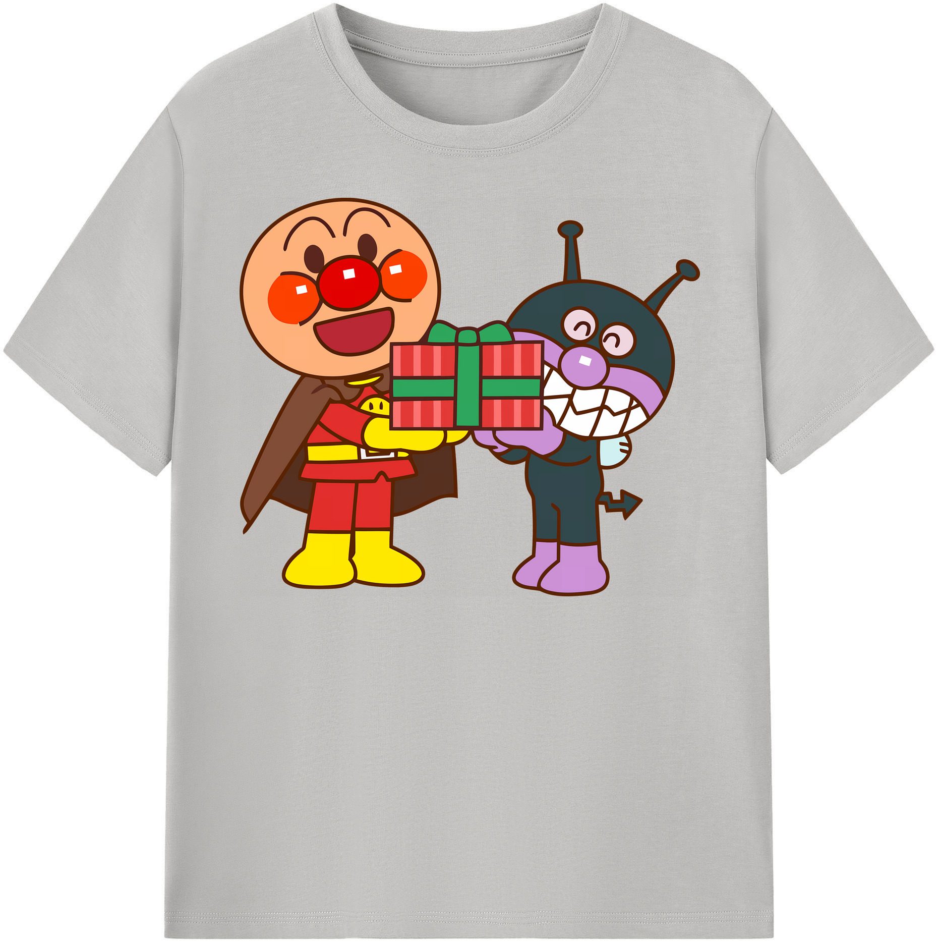 （画像用） アンパンマン Anpanman レディースカジュアルプリントTシャツ（綿100％）
