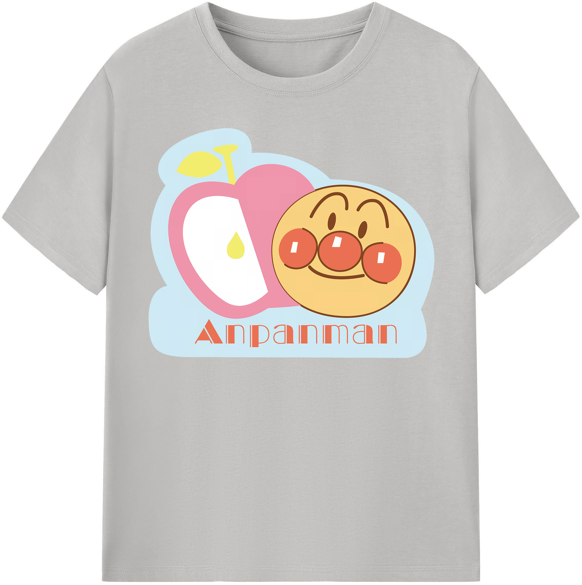 （画像用） アンパンマン Anpanman レディースカジュアルプリントTシャツ（綿100％）