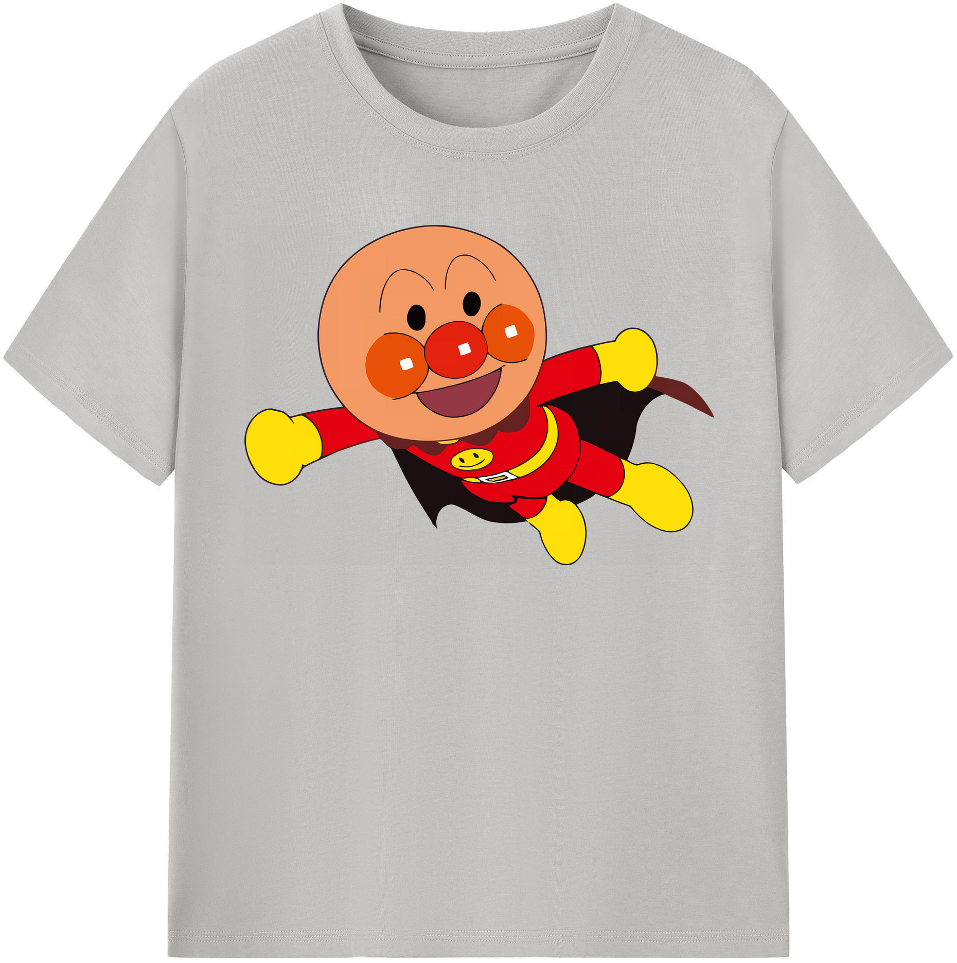 （画像用） アンパンマン Anpanman レディースカジュアルプリントTシャツ（綿100％）