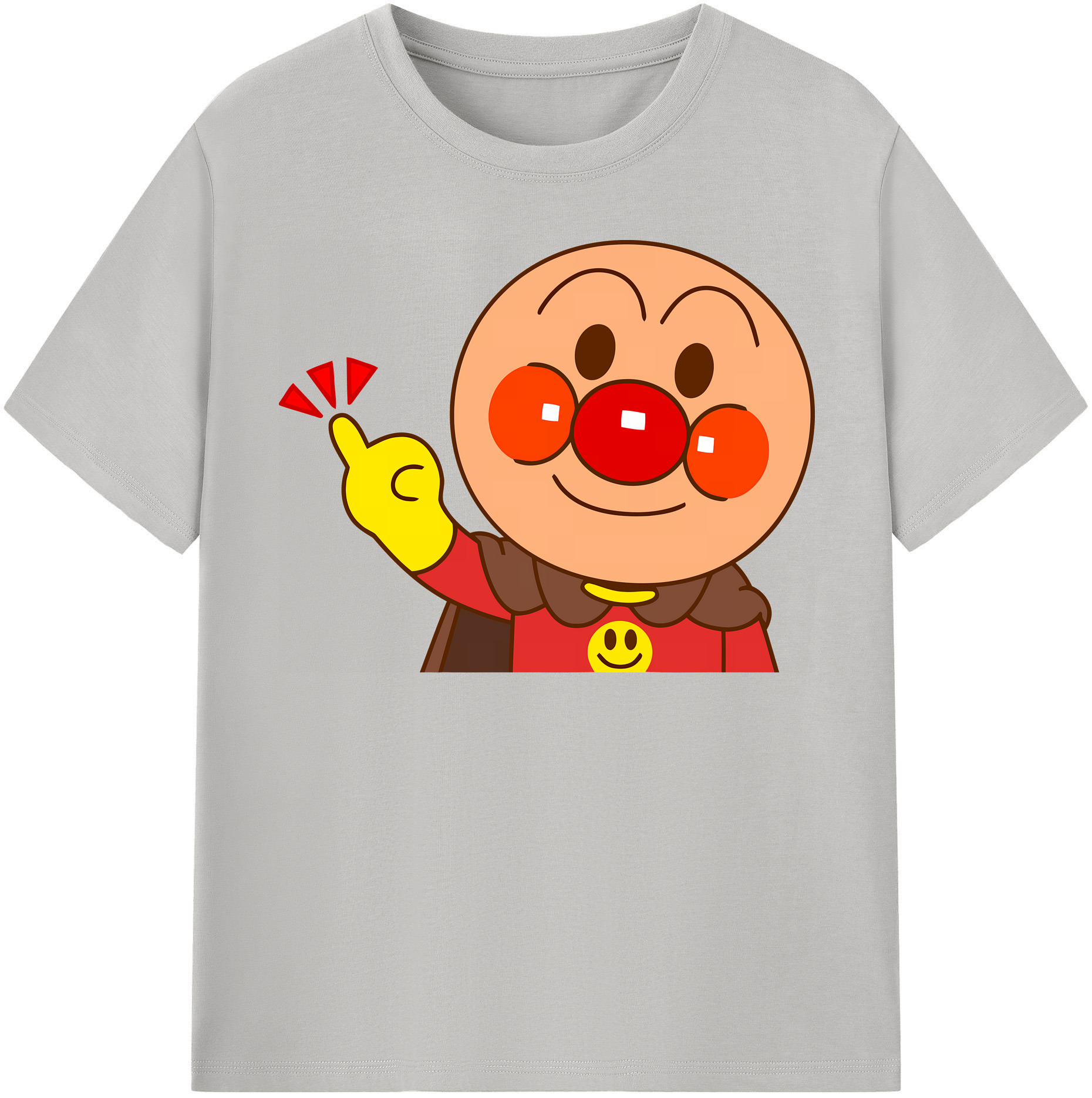 （画像用） アンパンマン Anpanman レディースカジュアルプリントTシャツ（綿100％）