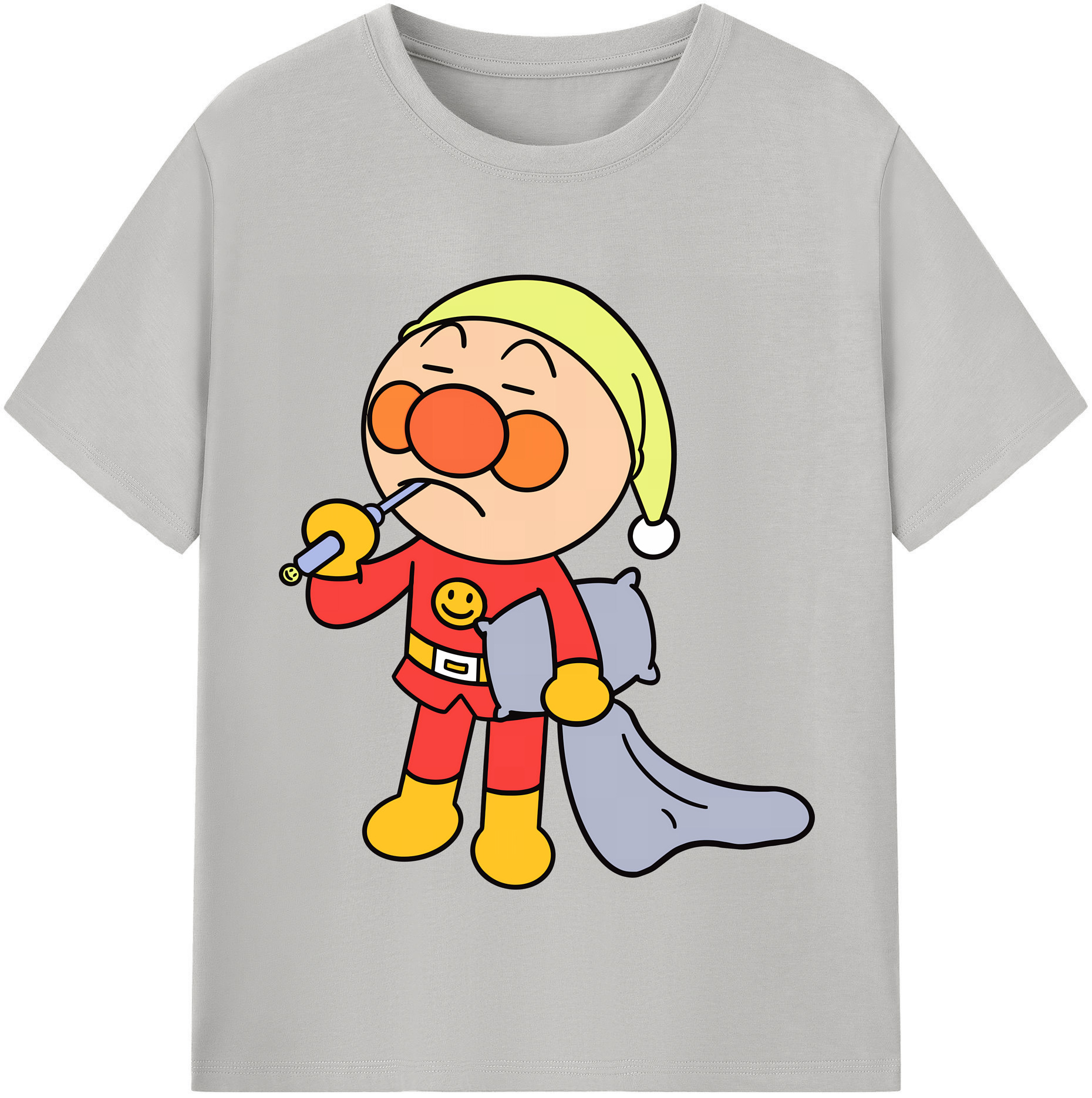 （画像用） アンパンマン Anpanman レディースカジュアルプリントTシャツ（綿100％）
