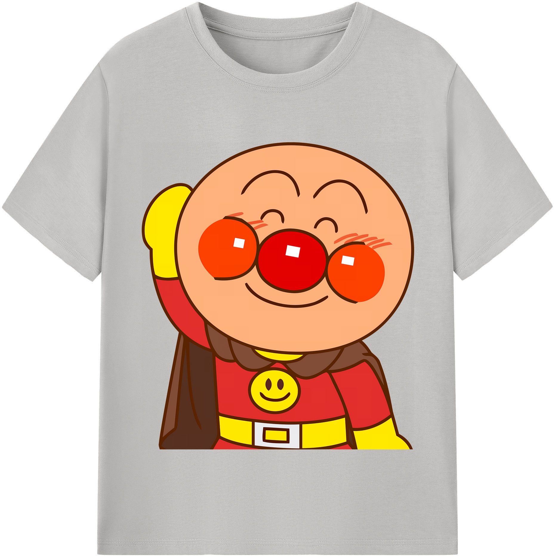 （画像用） アンパンマン Anpanman レディースカジュアルプリントTシャツ（綿100％）