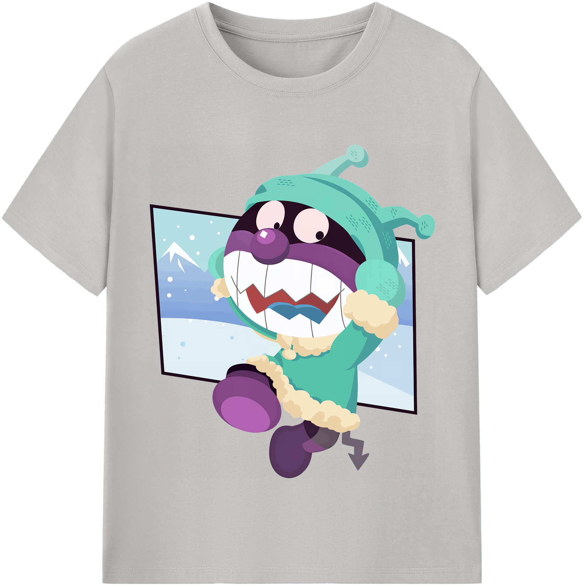 （画像用） アンパンマン Anpanman レディースカジュアルプリントTシャツ（綿100％）