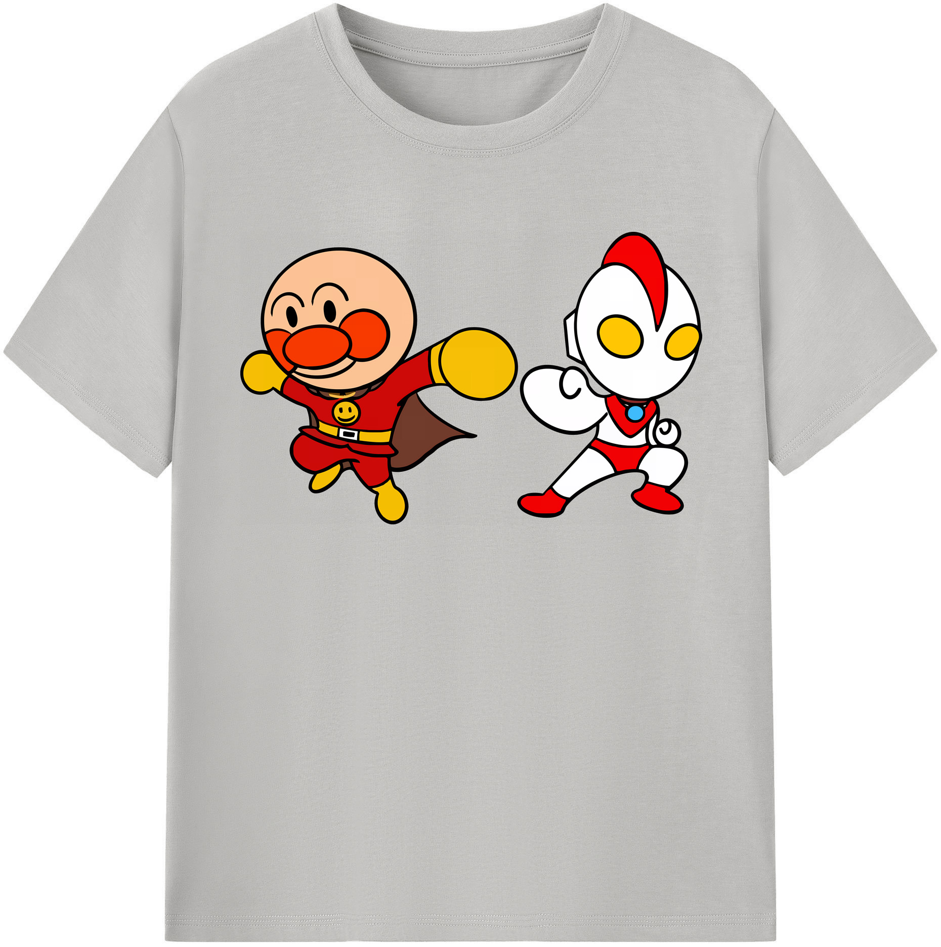 （画像用） アンパンマン Anpanman レディースカジュアルプリントTシャツ（綿100％）
