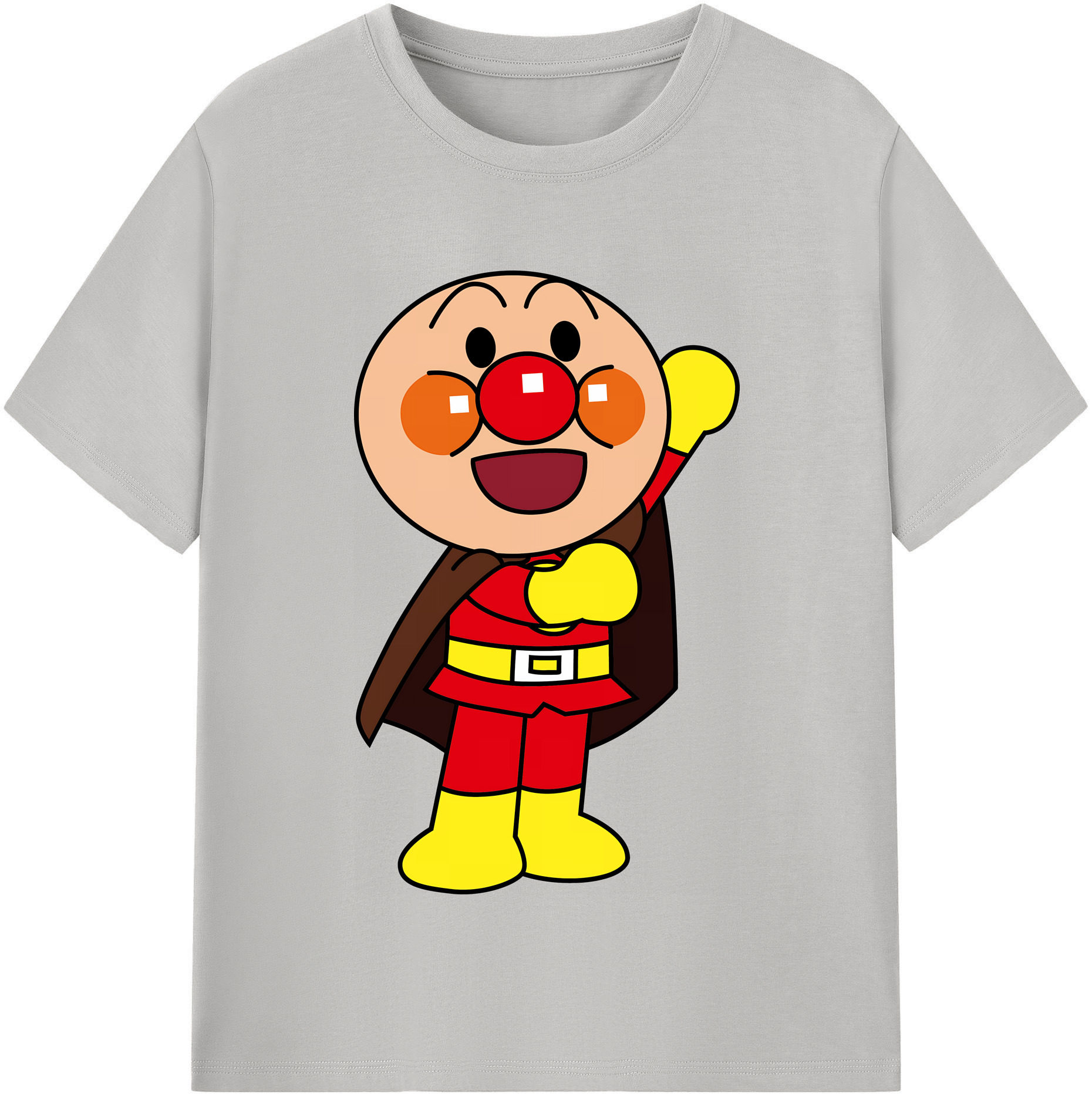 （画像用） アンパンマン Anpanman レディースカジュアルプリントTシャツ（綿100％）