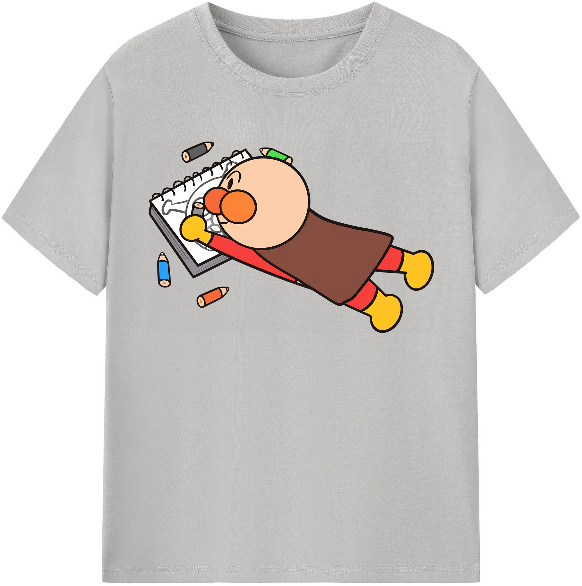 （画像用） アンパンマン Anpanman レディースカジュアルプリントTシャツ（綿100％）