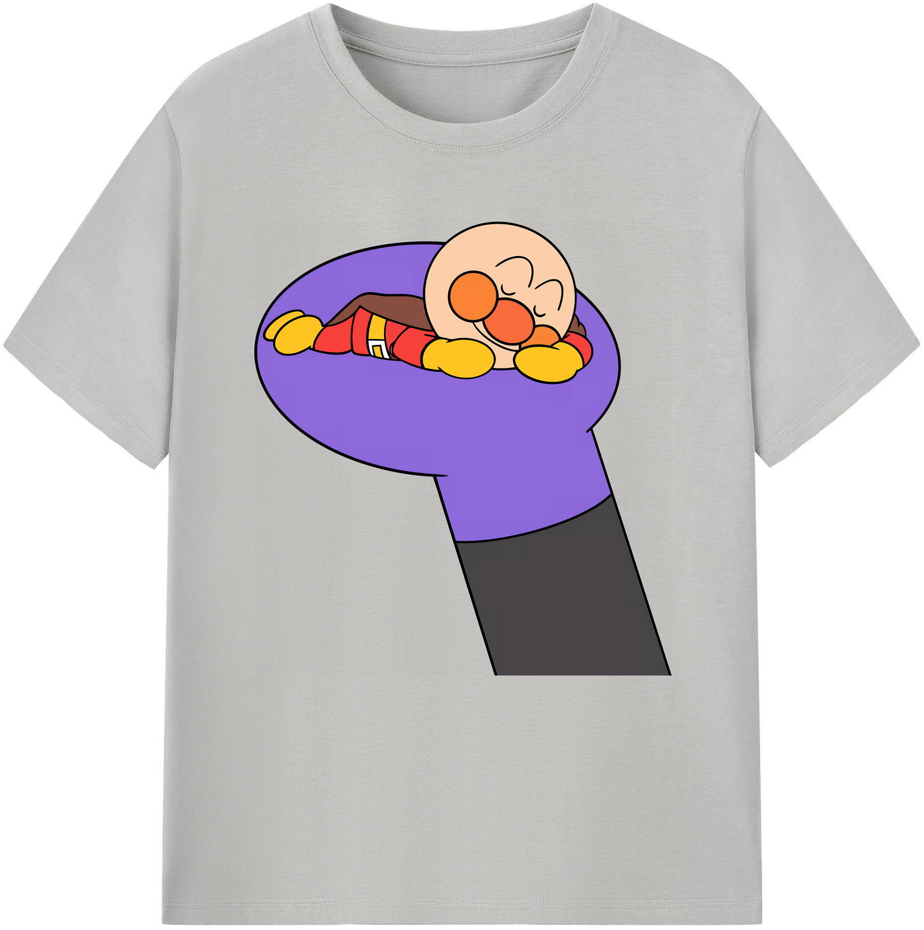 （画像用） アンパンマン Anpanman レディースカジュアルプリントTシャツ（綿100％）