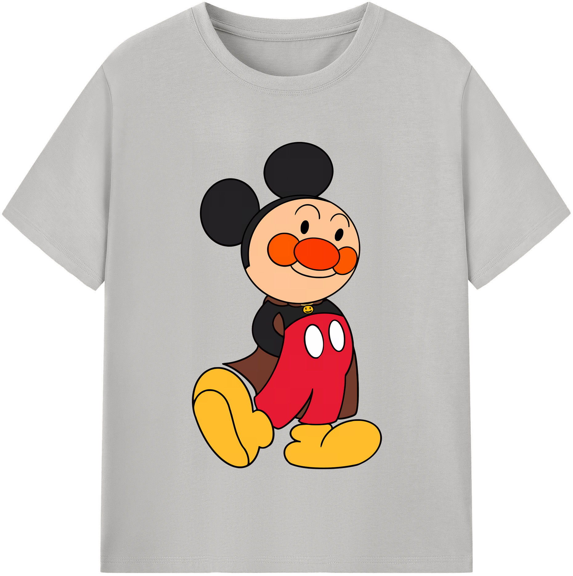 （画像用） アンパンマン Anpanman レディースカジュアルプリントTシャツ（綿100％）