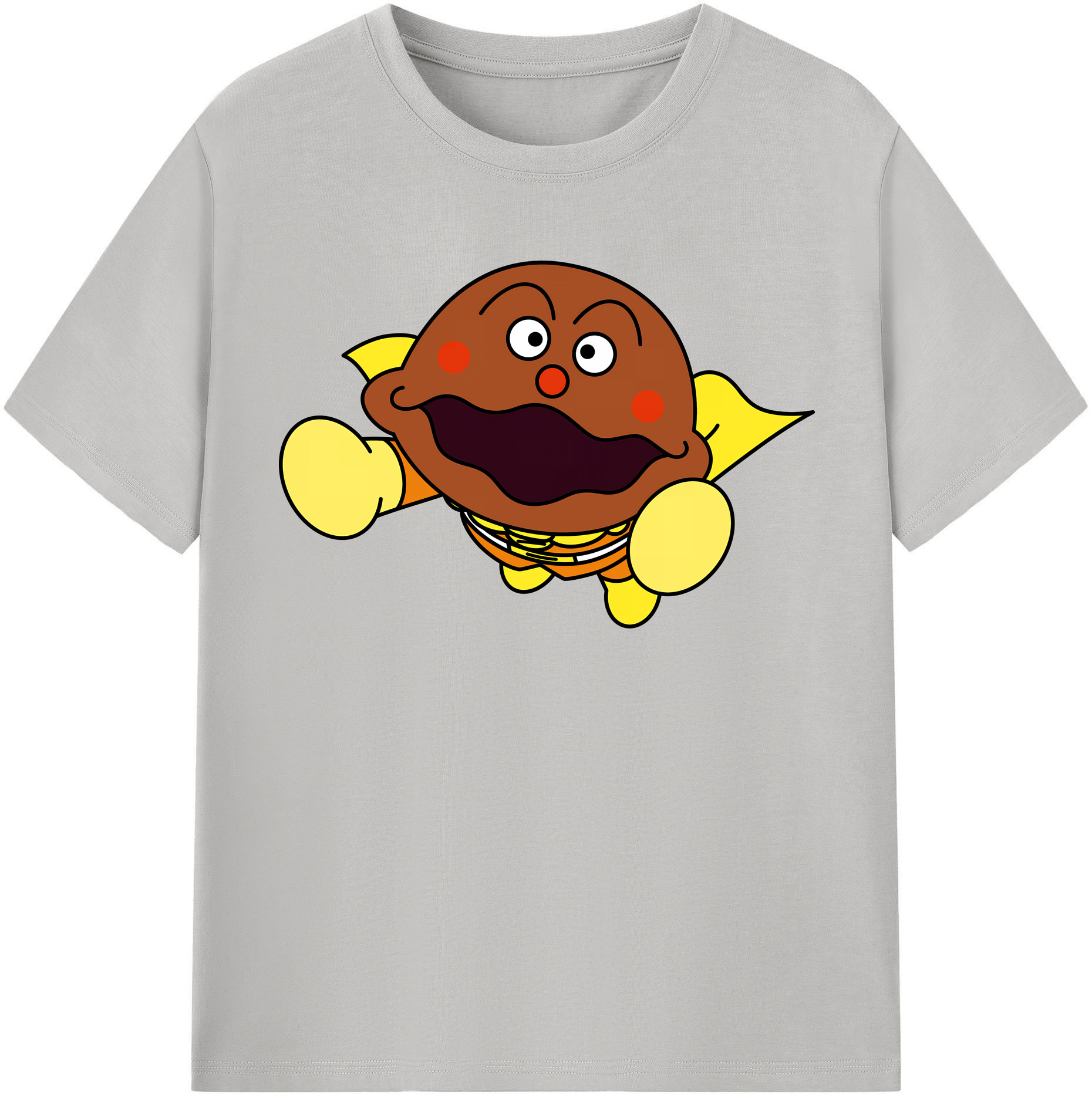 （画像用） アンパンマン Anpanman レディースカジュアルプリントTシャツ（綿100％）