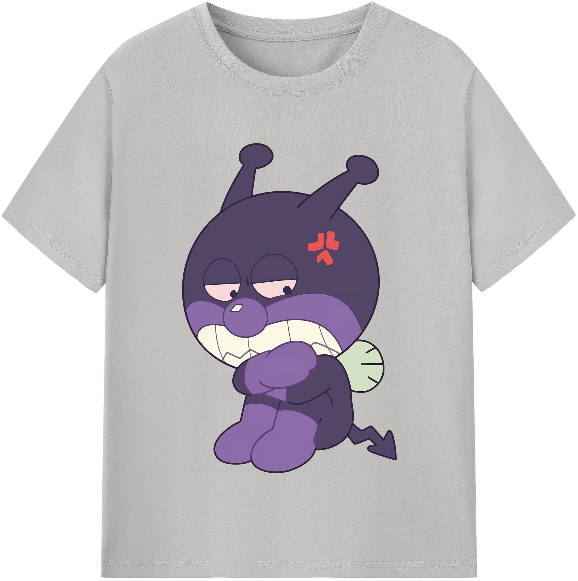 （画像用） アンパンマン Anpanman レディースカジュアルプリントTシャツ（綿100％）