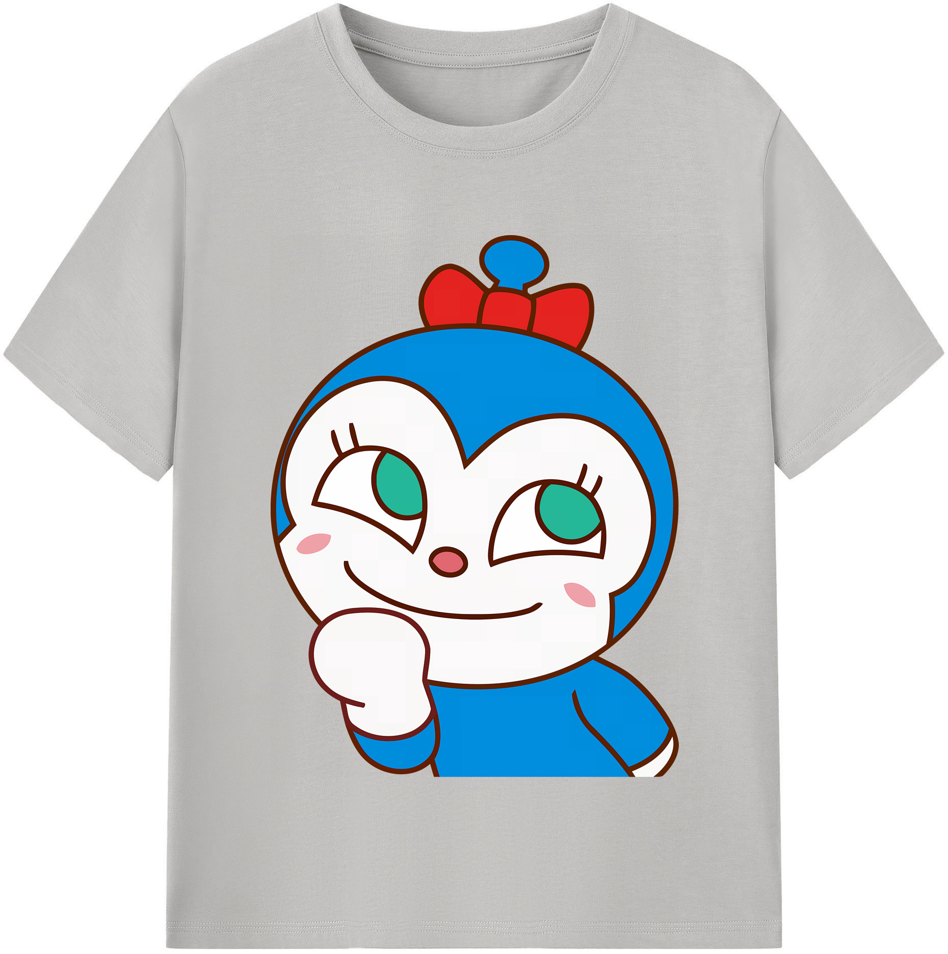 （画像用） アンパンマン Anpanman レディースカジュアルプリントTシャツ（綿100％）