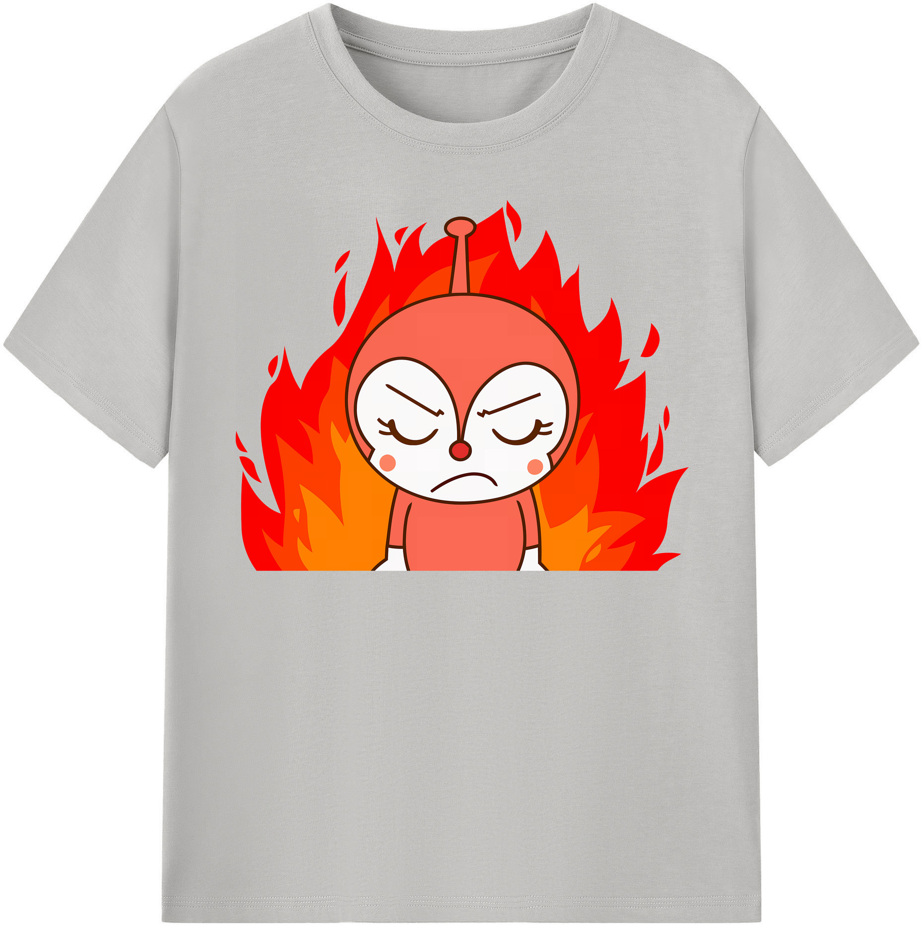 （画像用） アンパンマン Anpanman レディースカジュアルプリントTシャツ（綿100％）