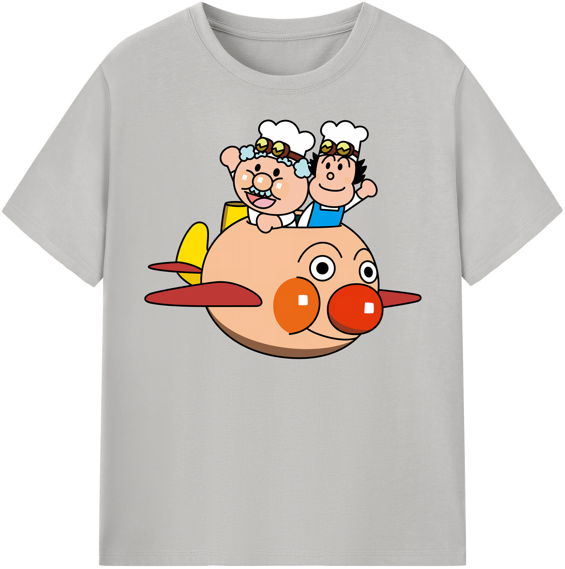 （画像用） アンパンマン Anpanman レディースカジュアルプリントTシャツ（綿100％）