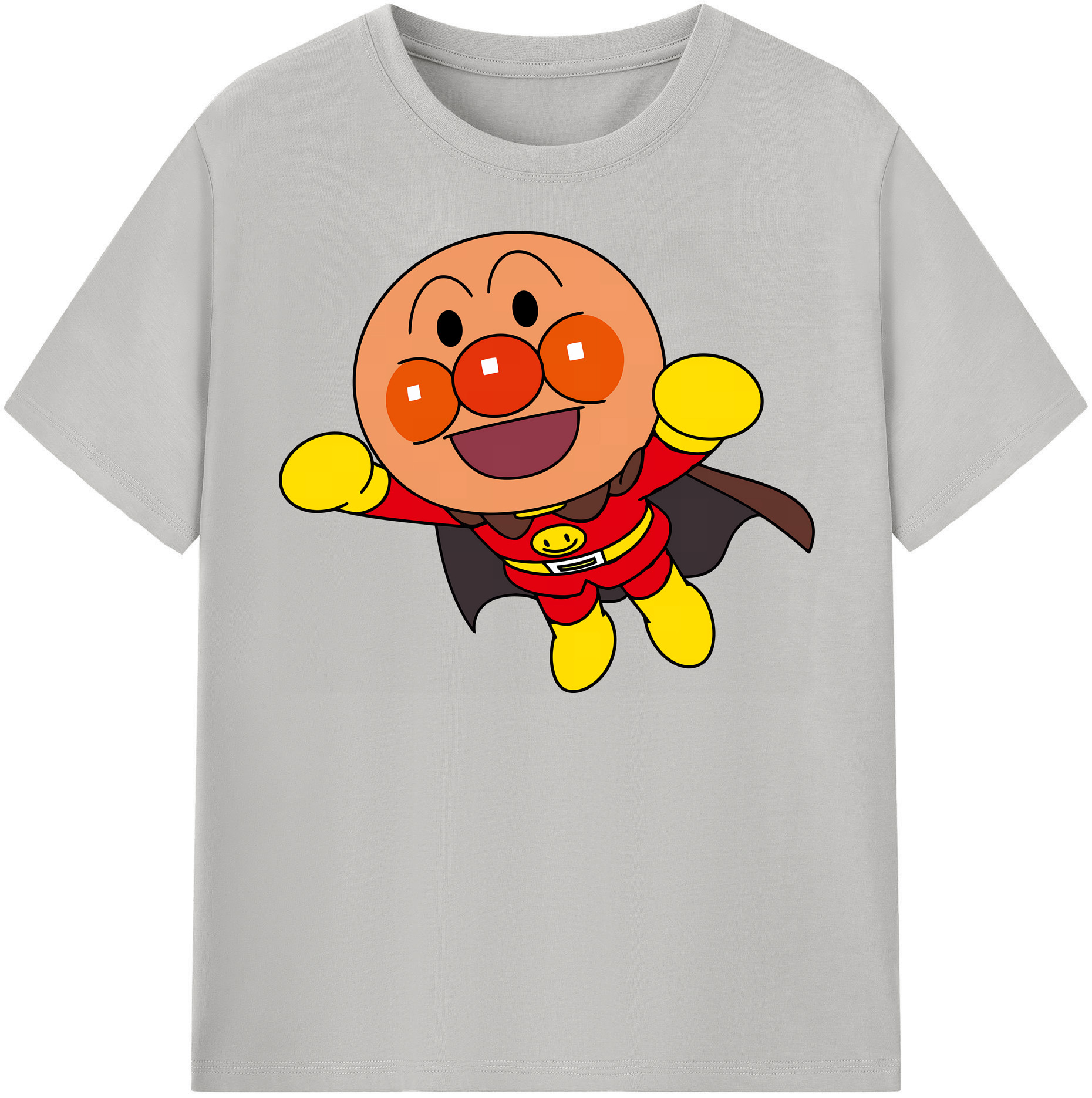 （画像用） アンパンマン Anpanman レディースカジュアルプリントTシャツ（綿100％）