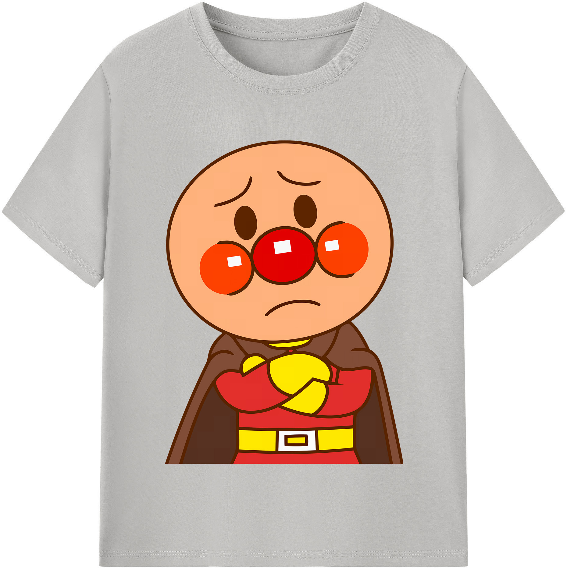 （画像用） アンパンマン Anpanman レディースカジュアルプリントTシャツ（綿100％）