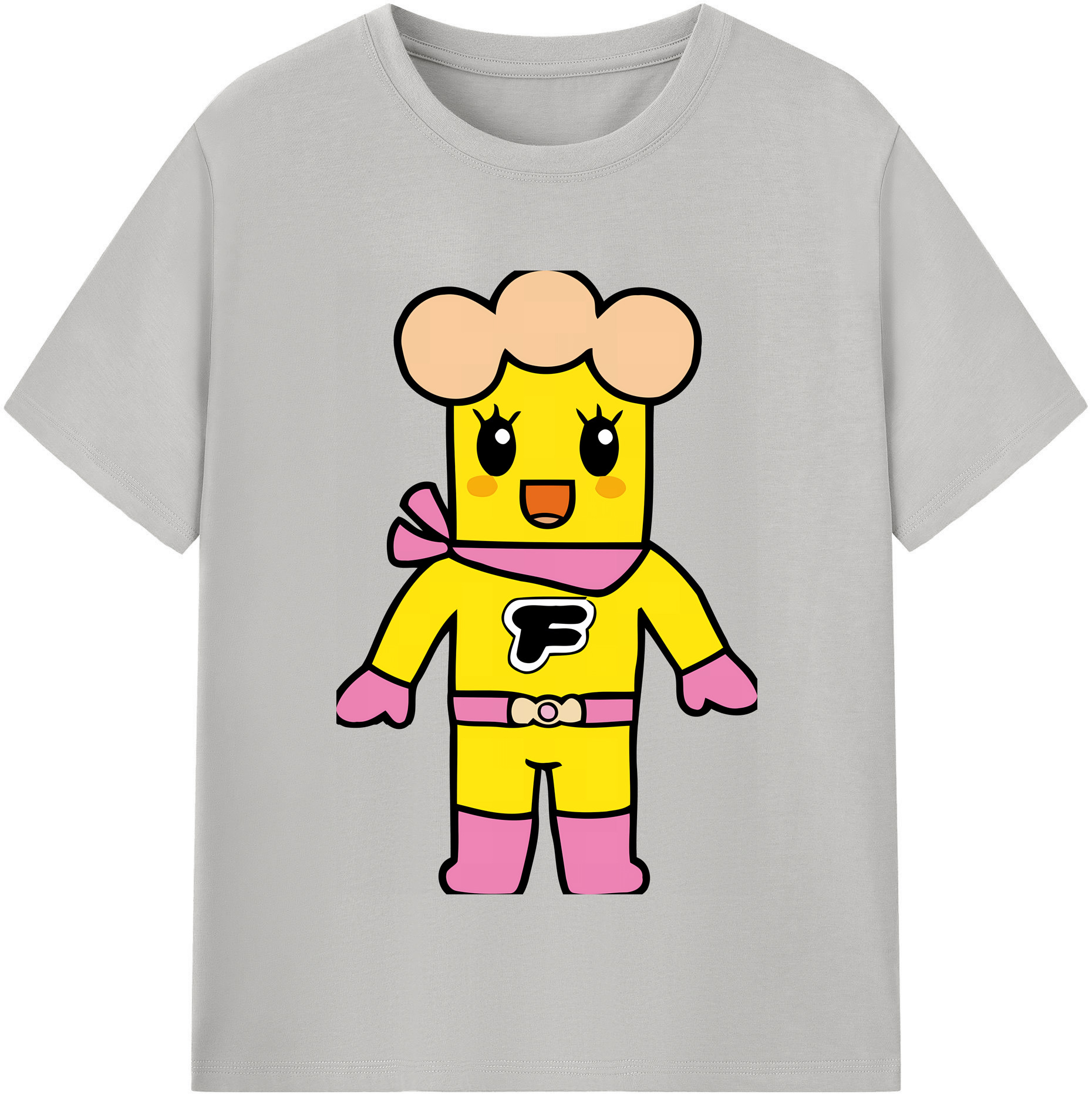 （画像用） アンパンマン Anpanman レディースカジュアルプリントTシャツ（綿100％）