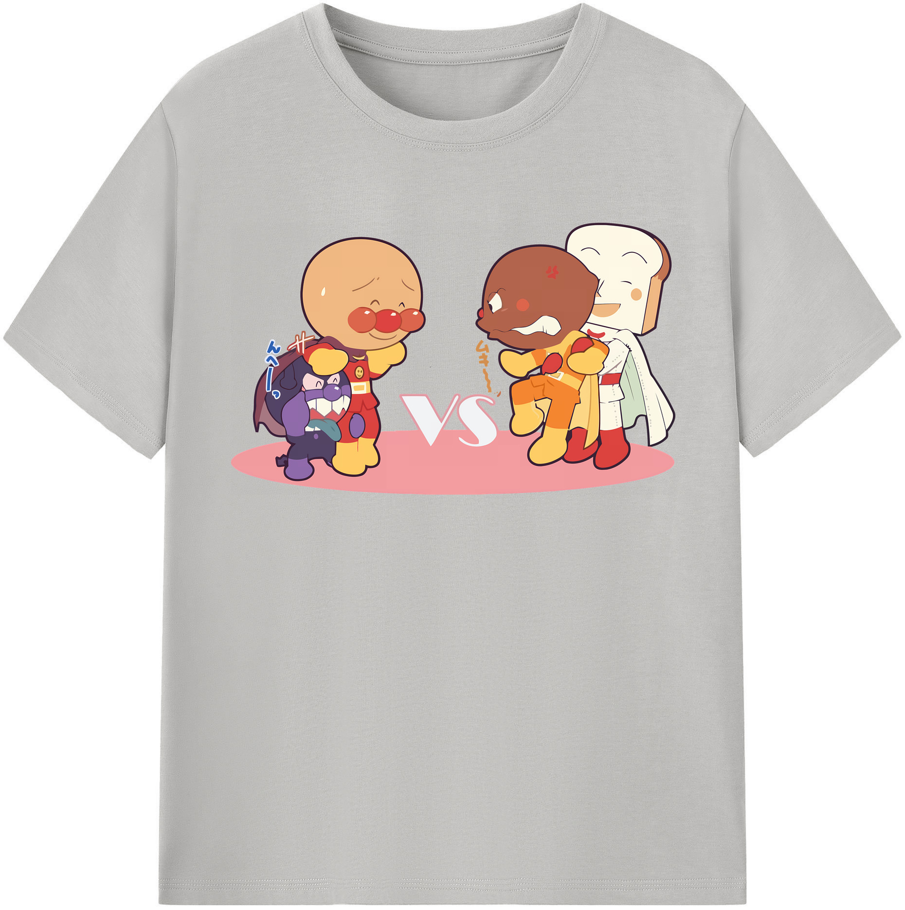 （画像用） アンパンマン Anpanman レディースカジュアルプリントTシャツ（綿100％）