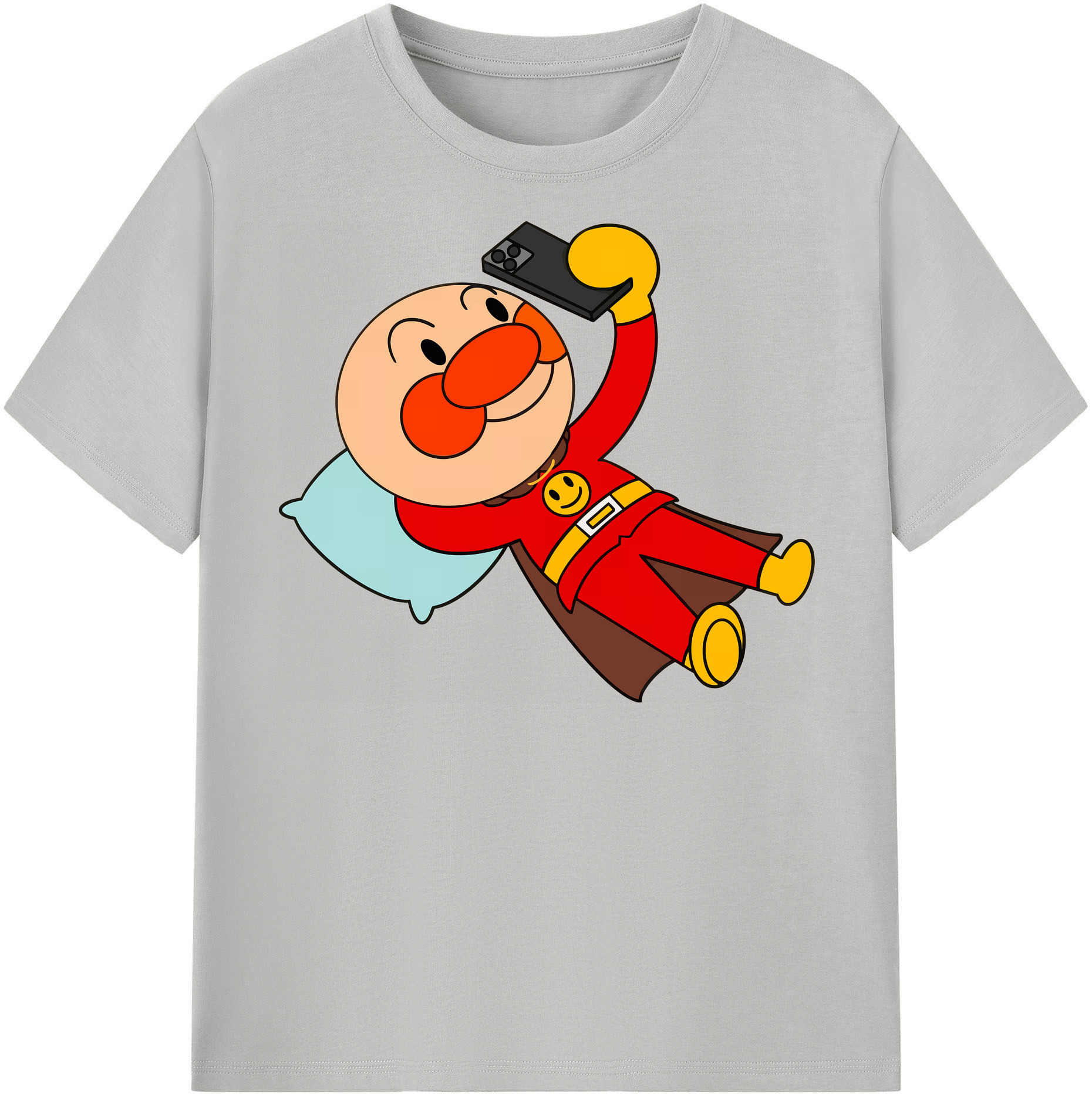 （画像用） アンパンマン Anpanman レディースカジュアルプリントTシャツ（綿100％）
