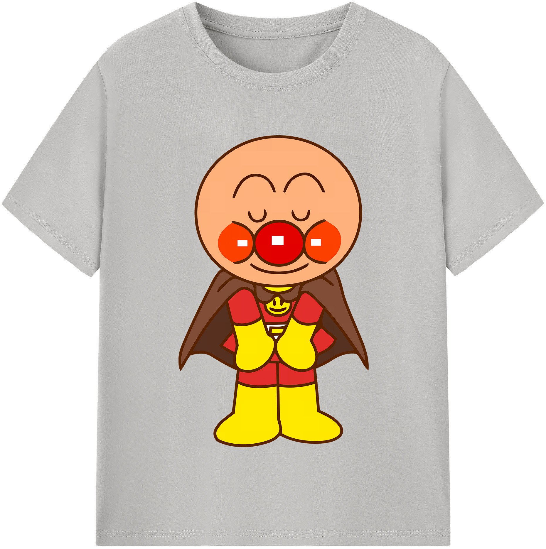 （画像用） アンパンマン Anpanman レディースカジュアルプリントTシャツ（綿100％）