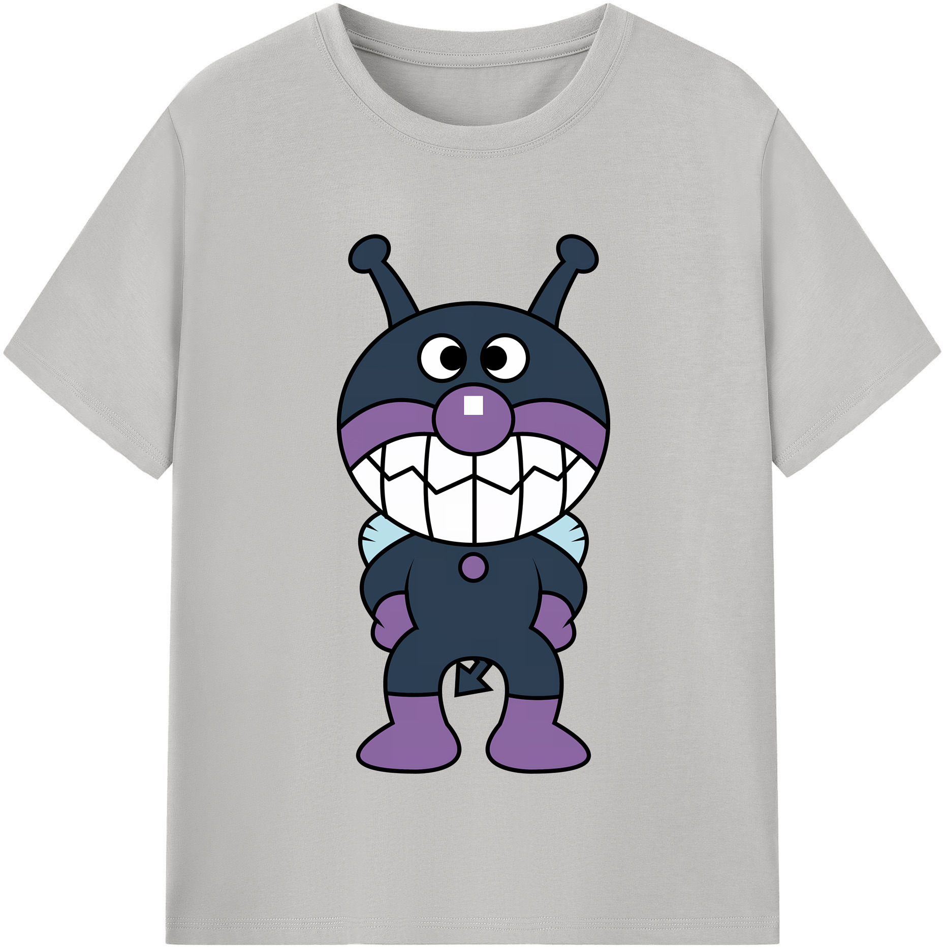 （画像用） アンパンマン Anpanman レディースカジュアルプリントTシャツ（綿100％）