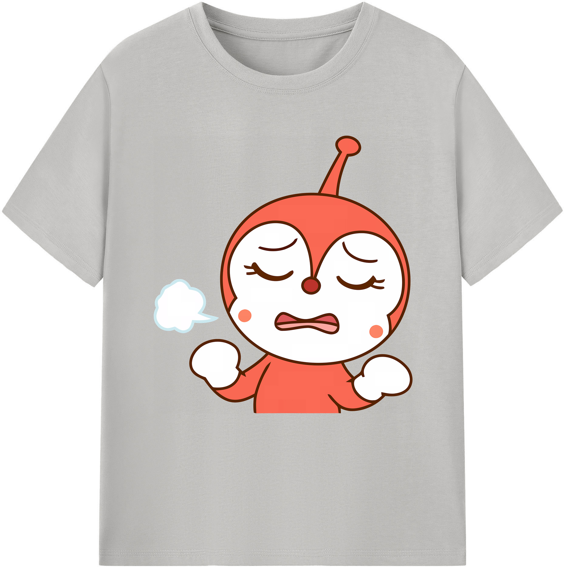 （画像用） アンパンマン Anpanman レディースカジュアルプリントTシャツ（綿100％）