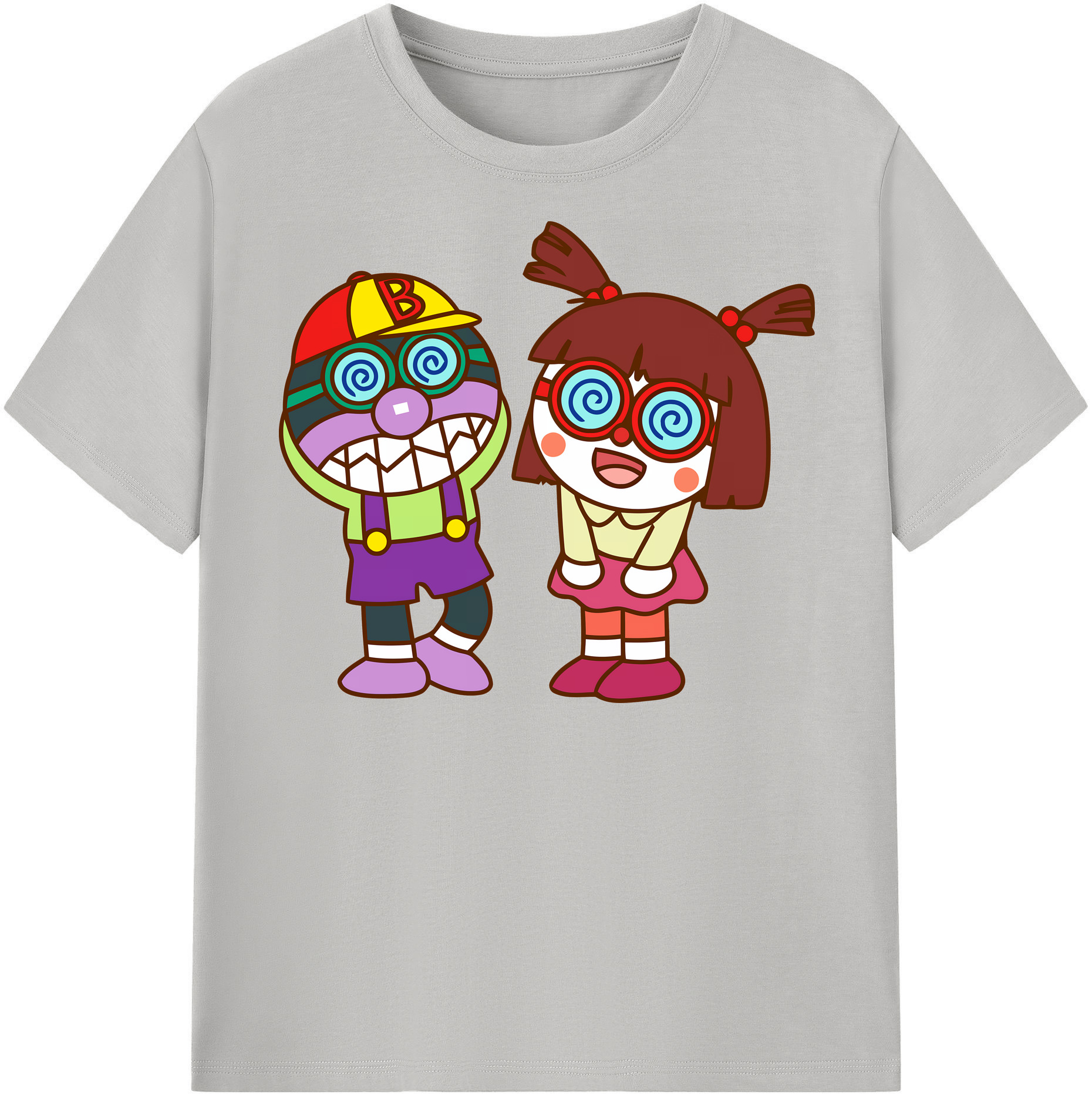 （画像用） アンパンマン Anpanman レディースカジュアルプリントTシャツ（綿100％）