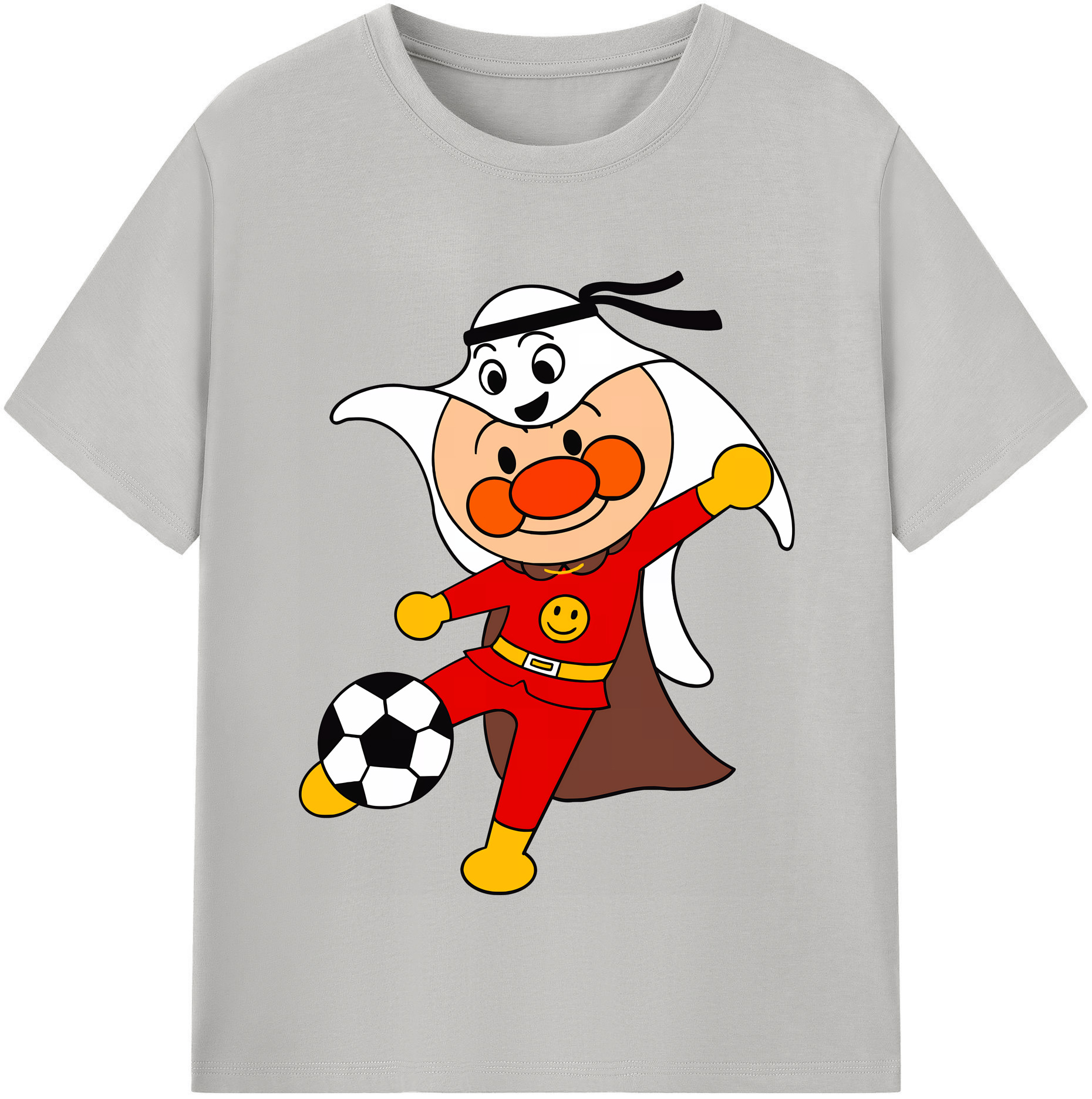（画像用） アンパンマン Anpanman レディースカジュアルプリントTシャツ（綿100％）