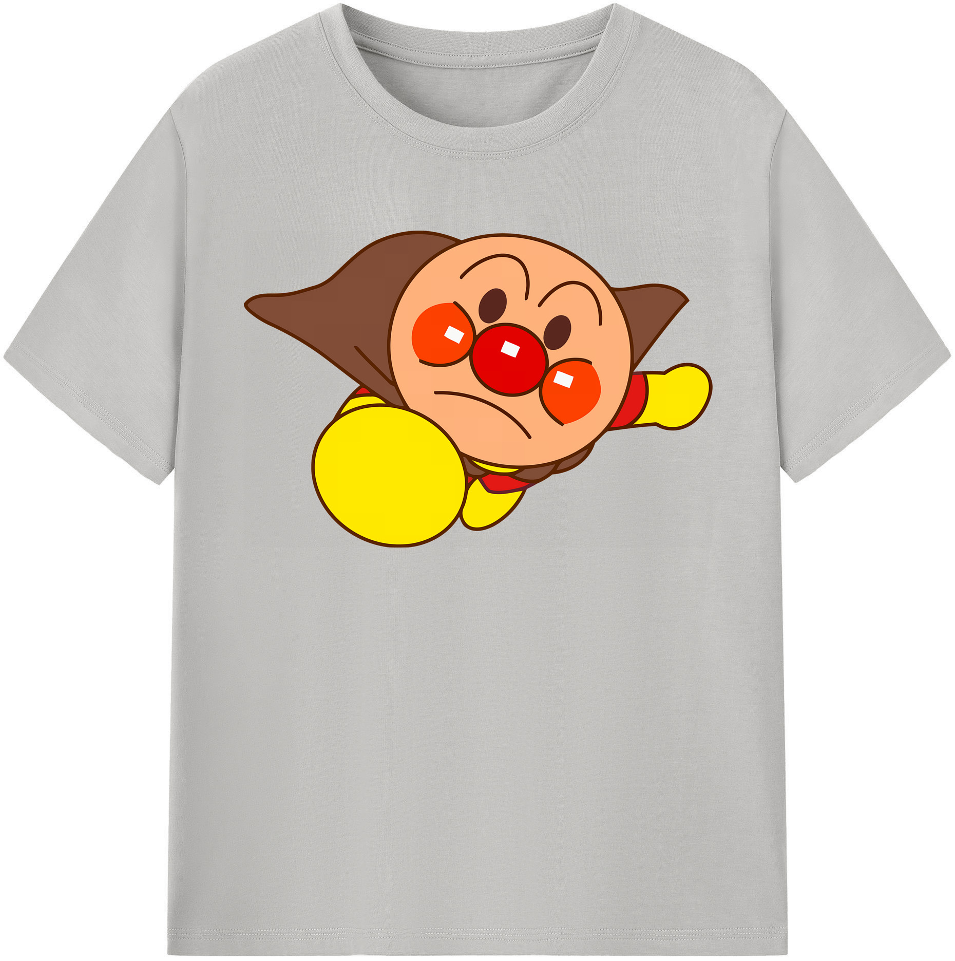 （画像用） アンパンマン Anpanman レディースカジュアルプリントTシャツ（綿100％）