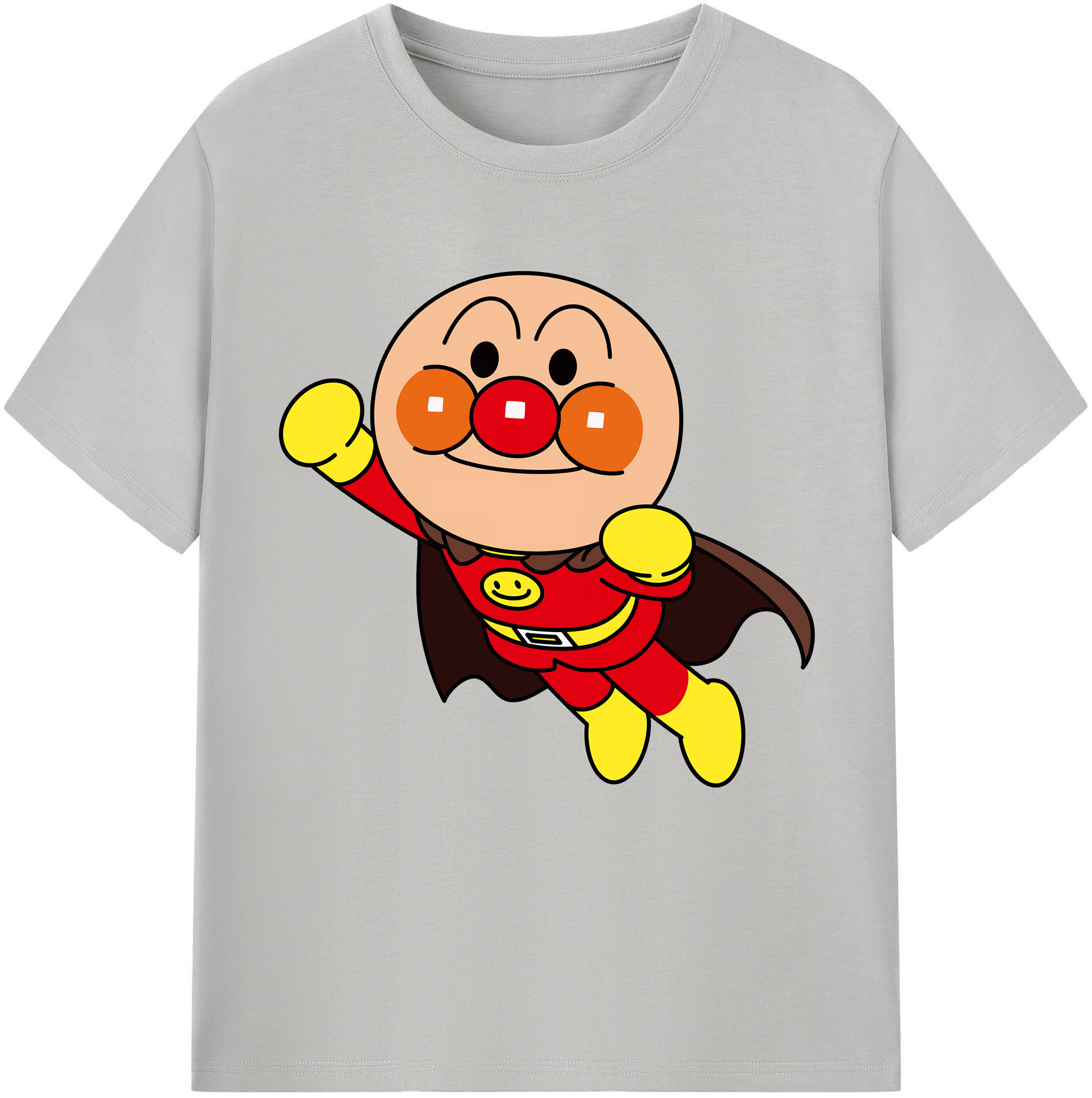 （画像用） アンパンマン Anpanman レディースカジュアルプリントTシャツ（綿100％）
