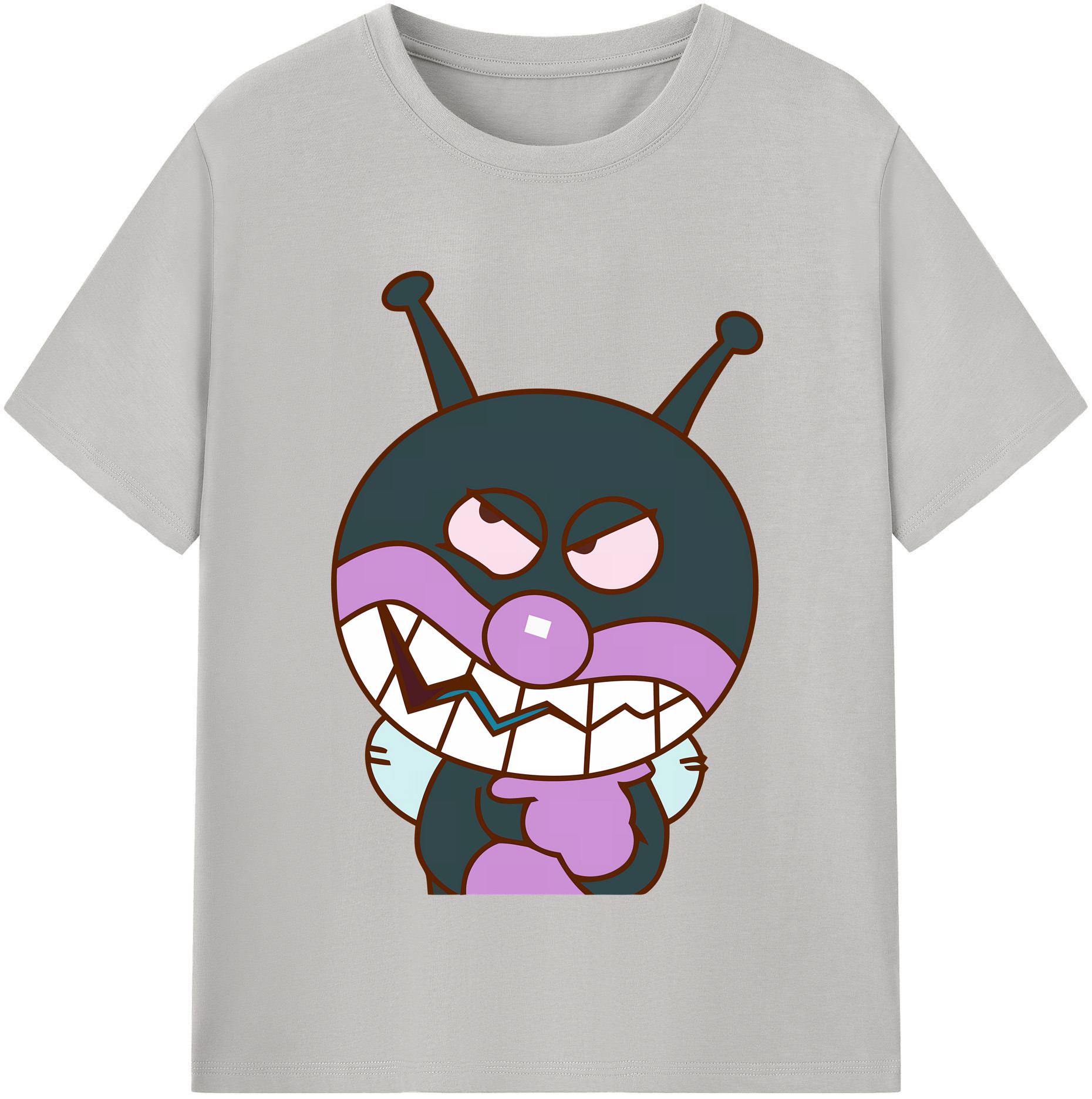 （画像用） アンパンマン Anpanman レディースカジュアルプリントTシャツ（綿100％）